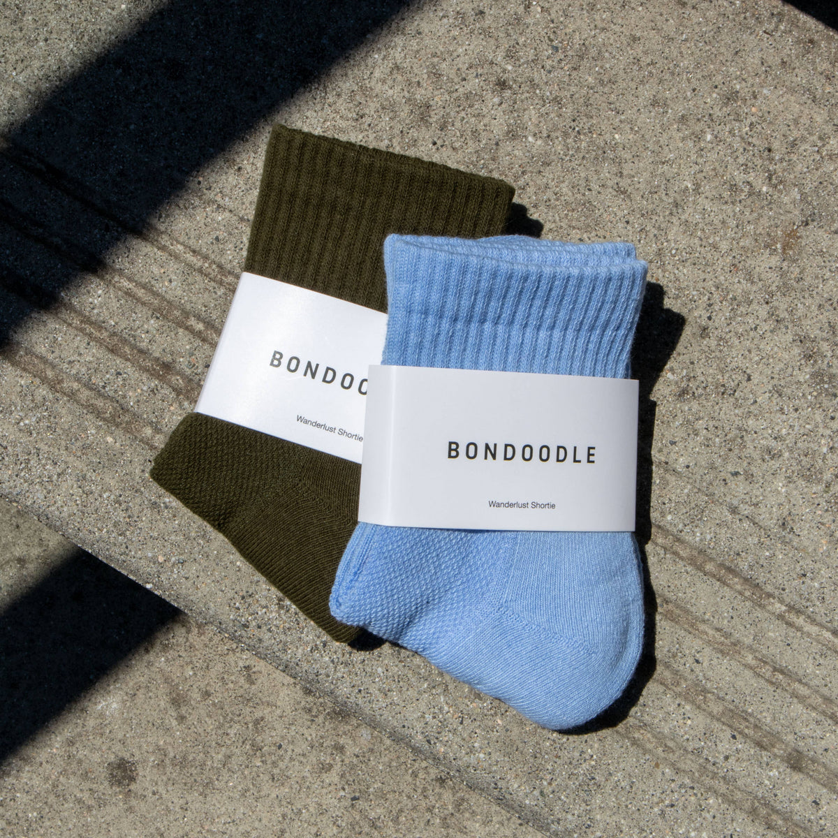 Short Ribbed Sport Ankle Socks in Khaki