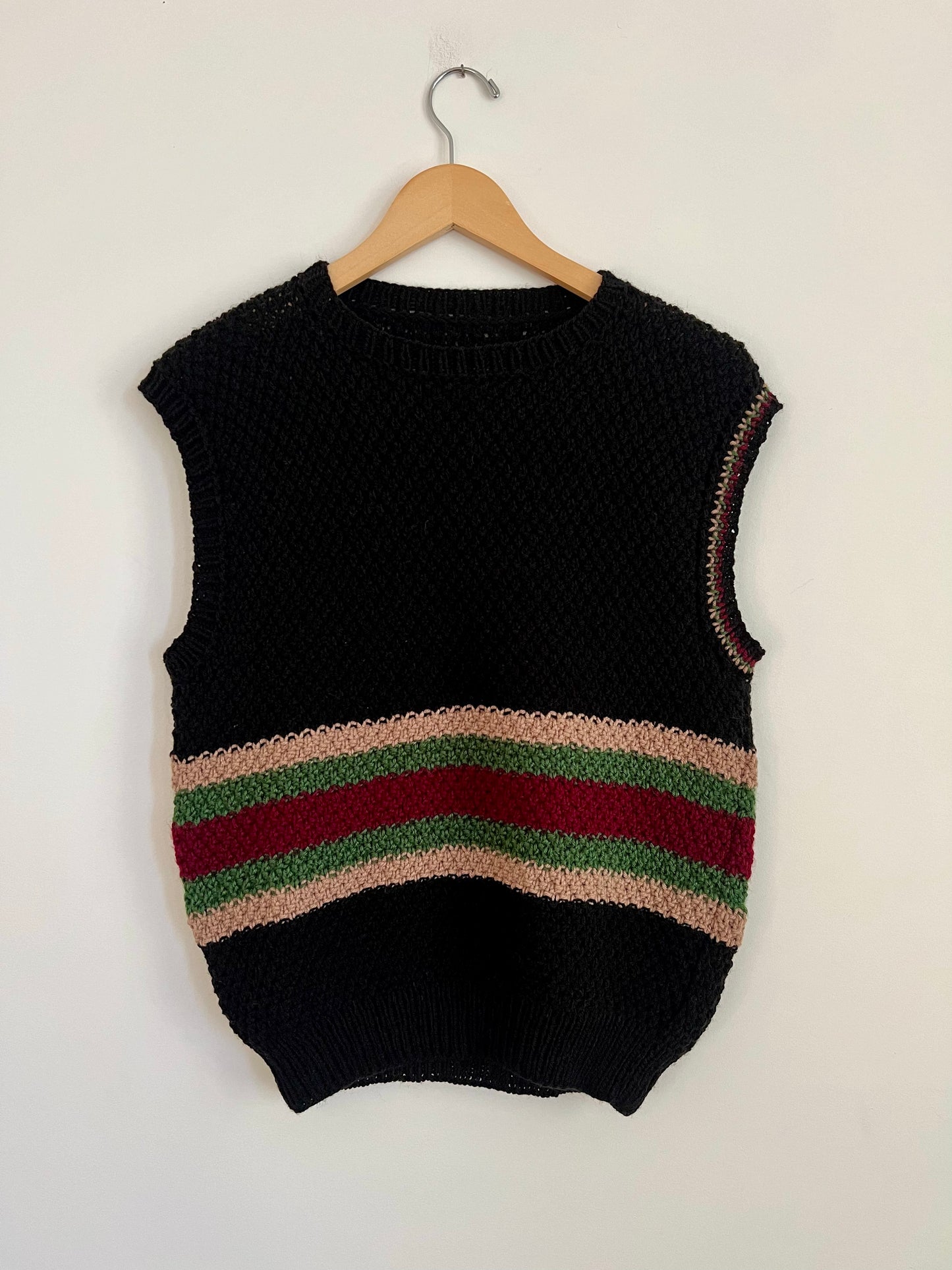 Hand knit vests by Upcycle