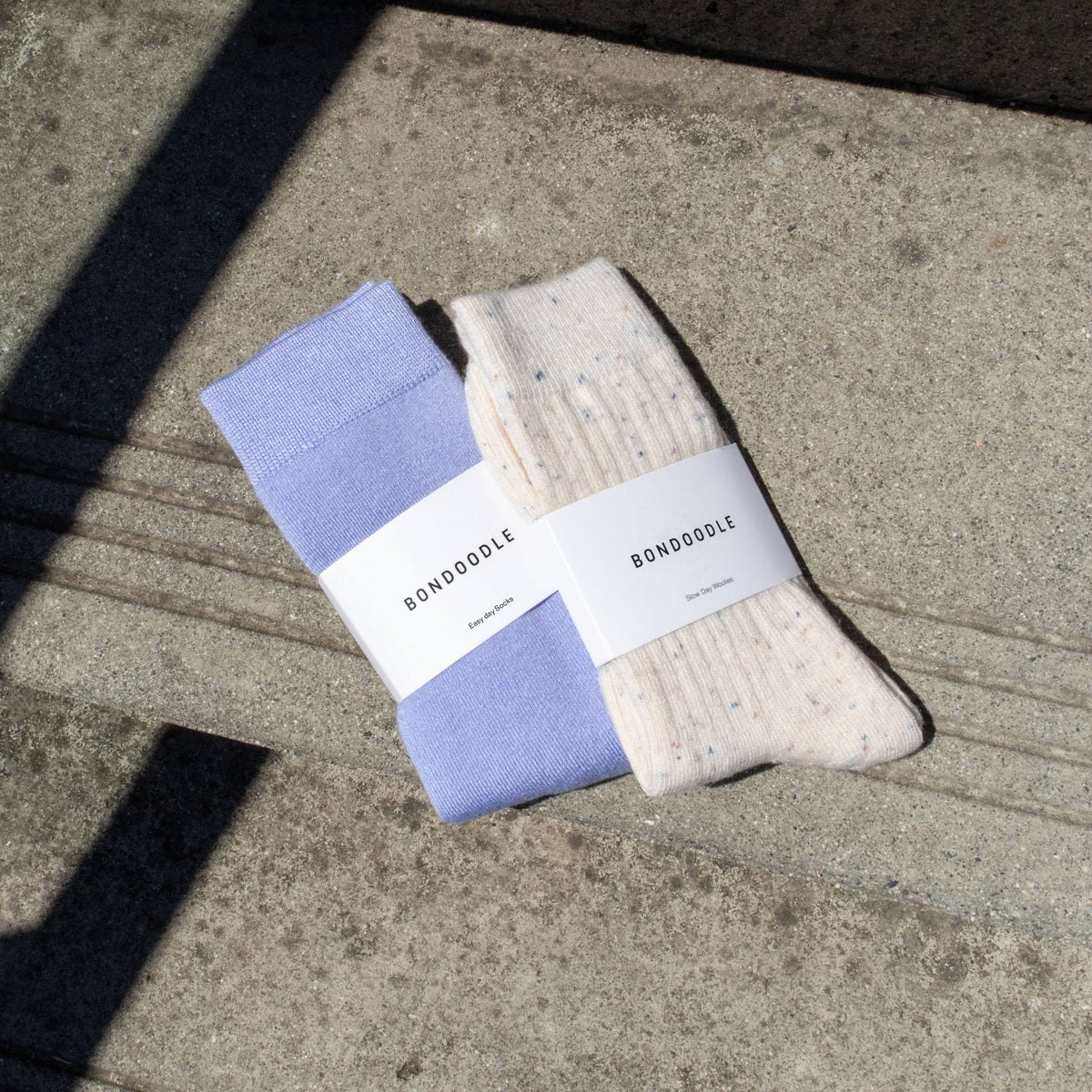 Soft Cozy Merino Wool Socks in Ice Dip