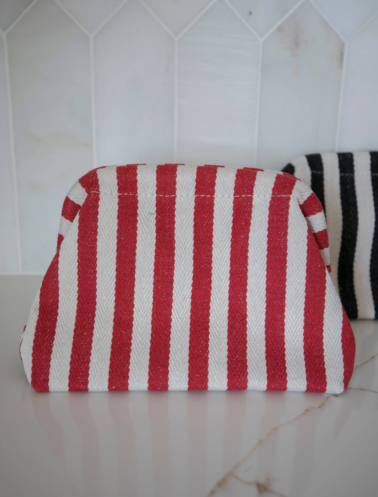 Cute Striped Pouch
