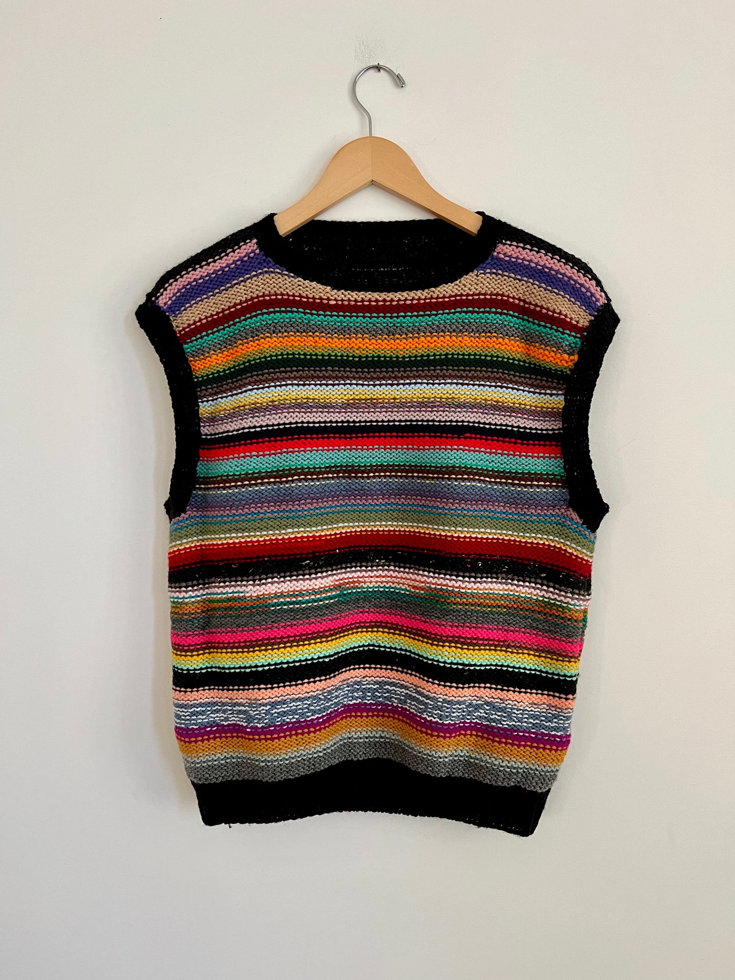 Hand knit vests by Upcycle