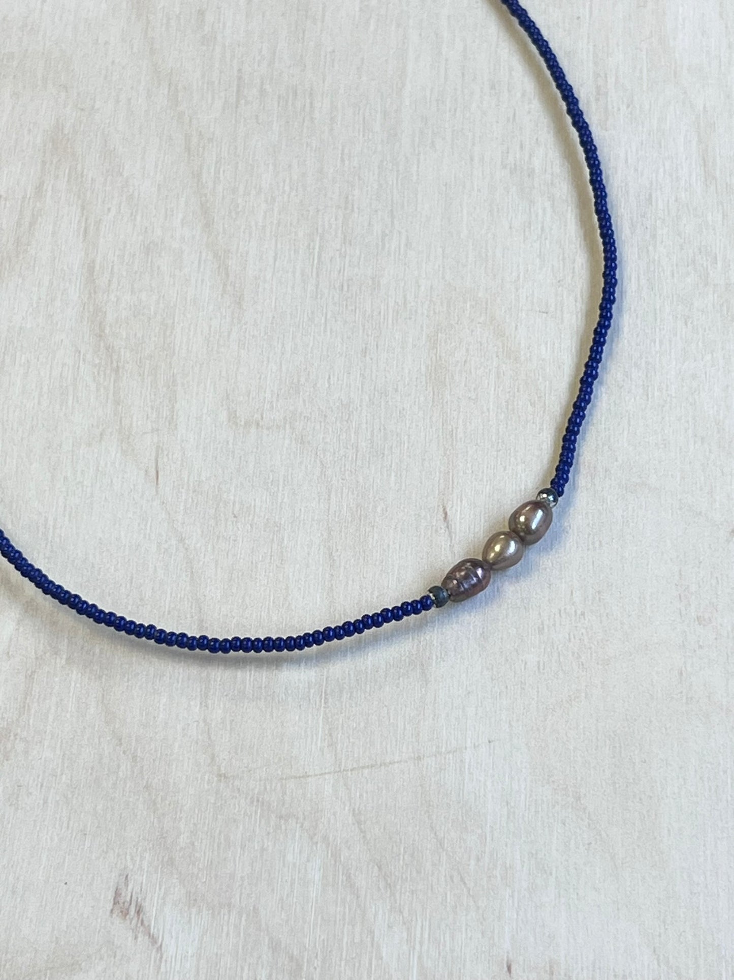 Beaded Saltwater Pearl Necklace