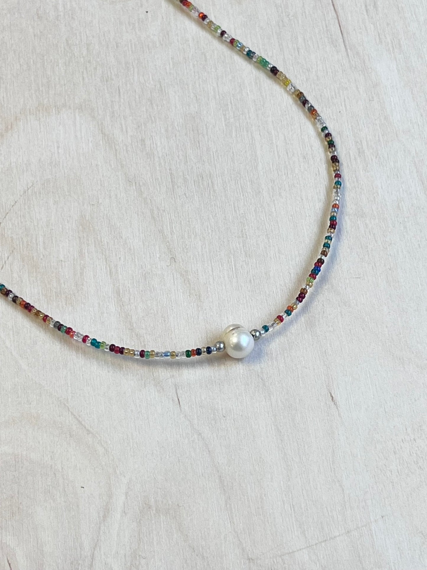Beaded Saltwater Pearl Necklace