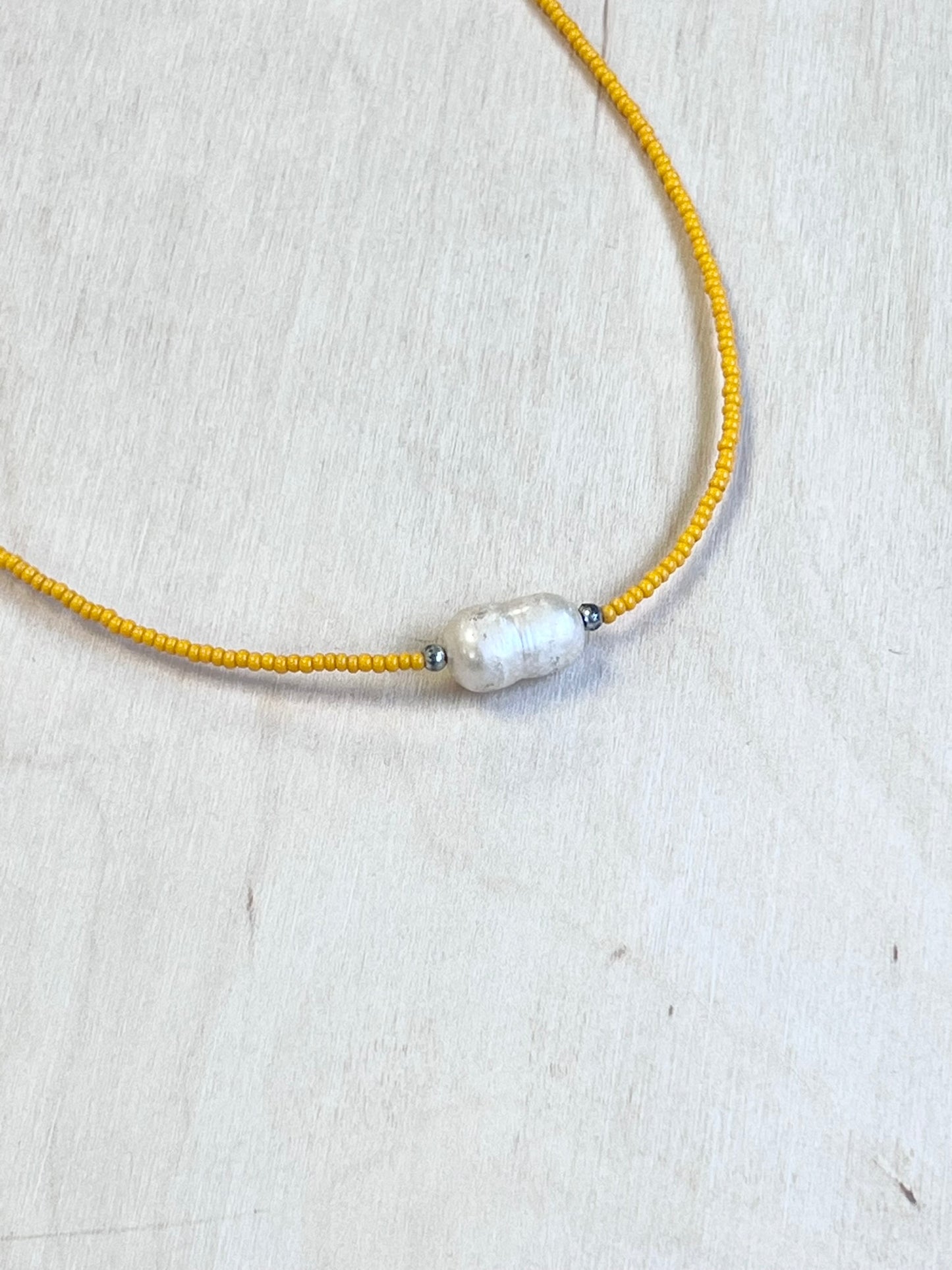 Beaded Saltwater Pearl Necklace