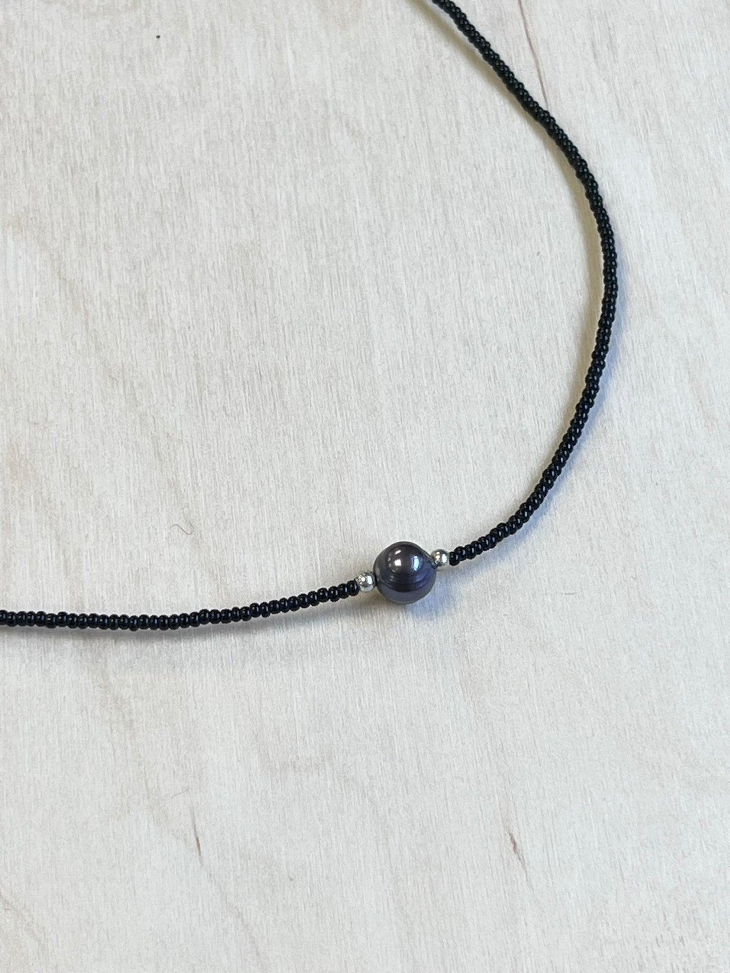 Beaded Saltwater Pearl Necklace