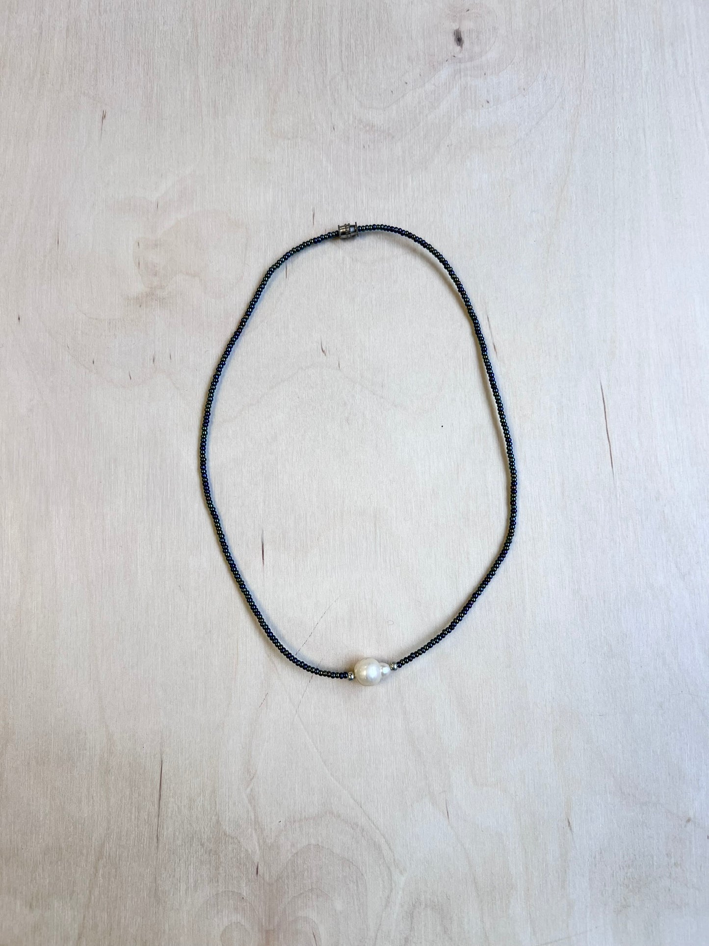 Beaded Saltwater Pearl Necklace