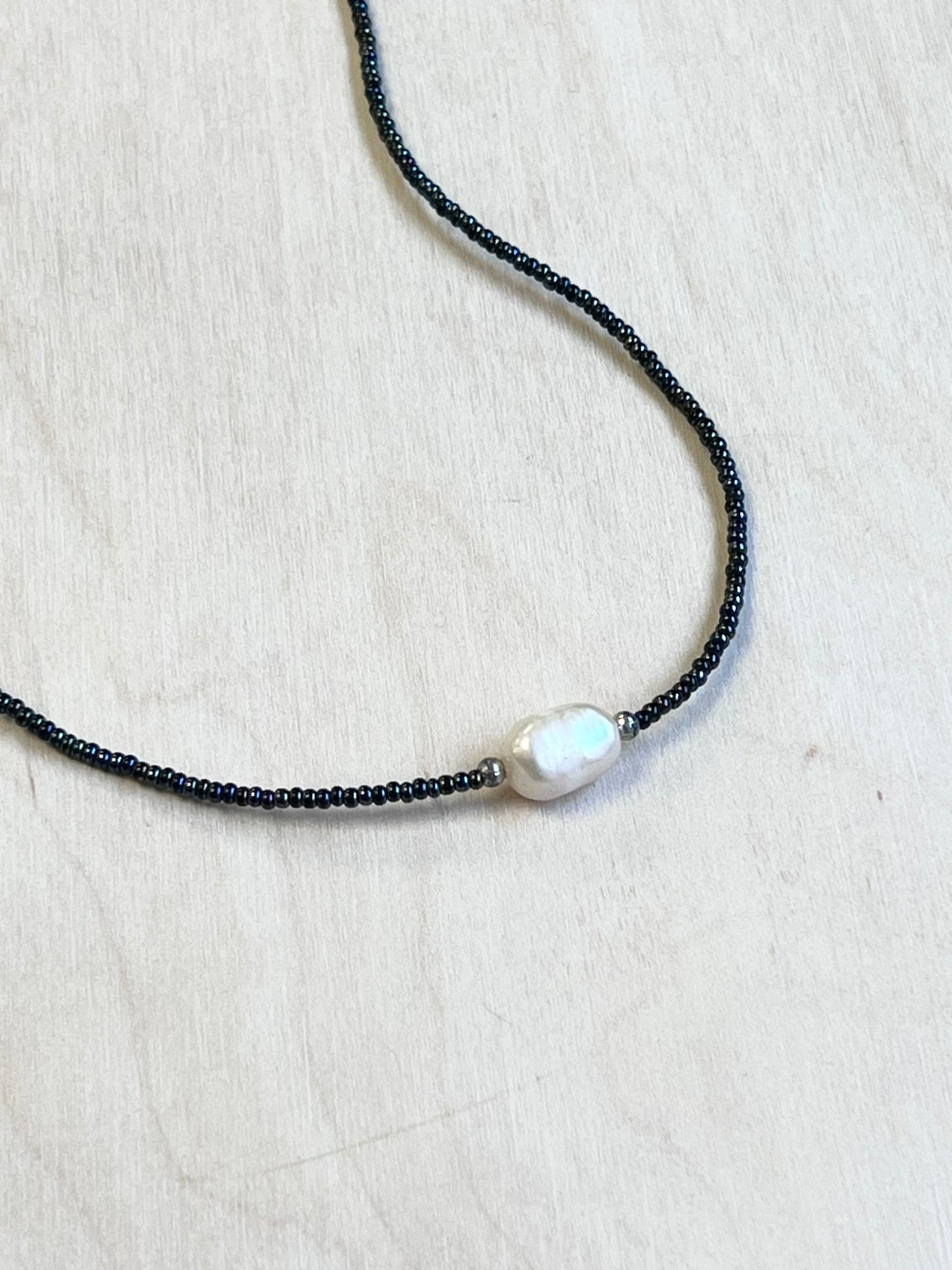 Beaded Saltwater Pearl Necklace