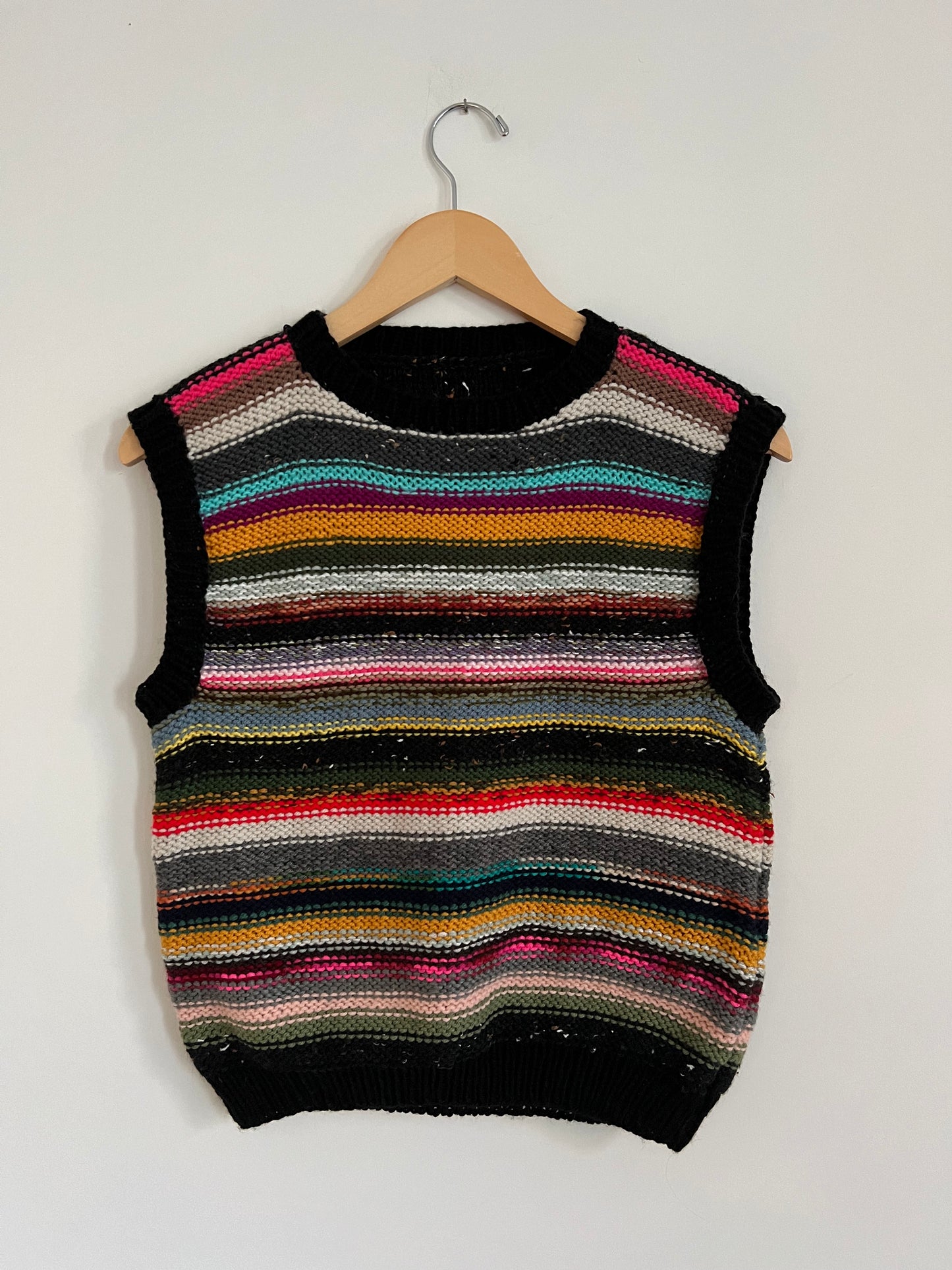 Hand knit vests by Upcycle