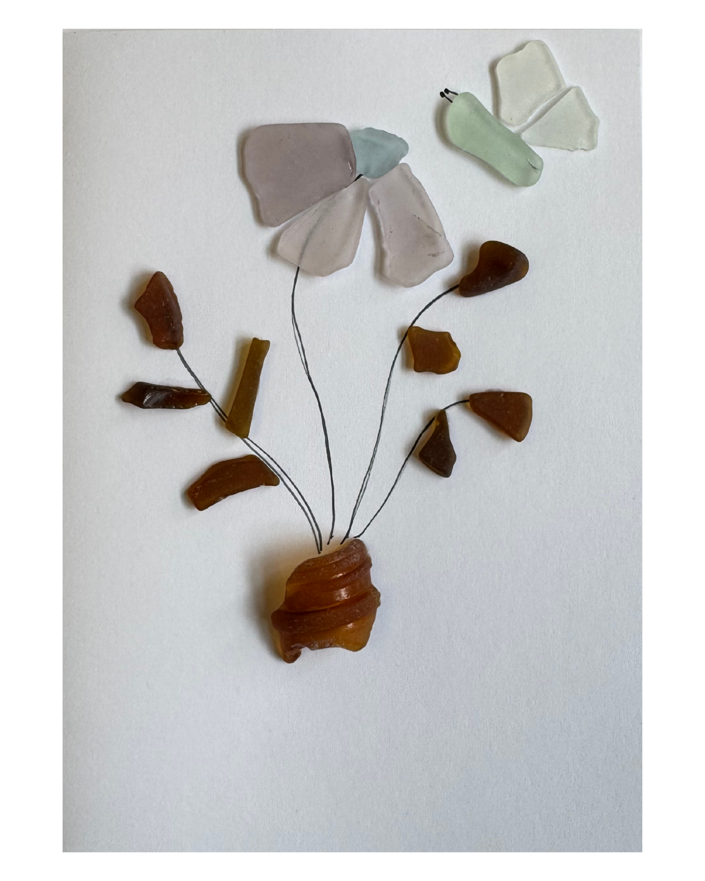 Handmade Sea Glass Cards