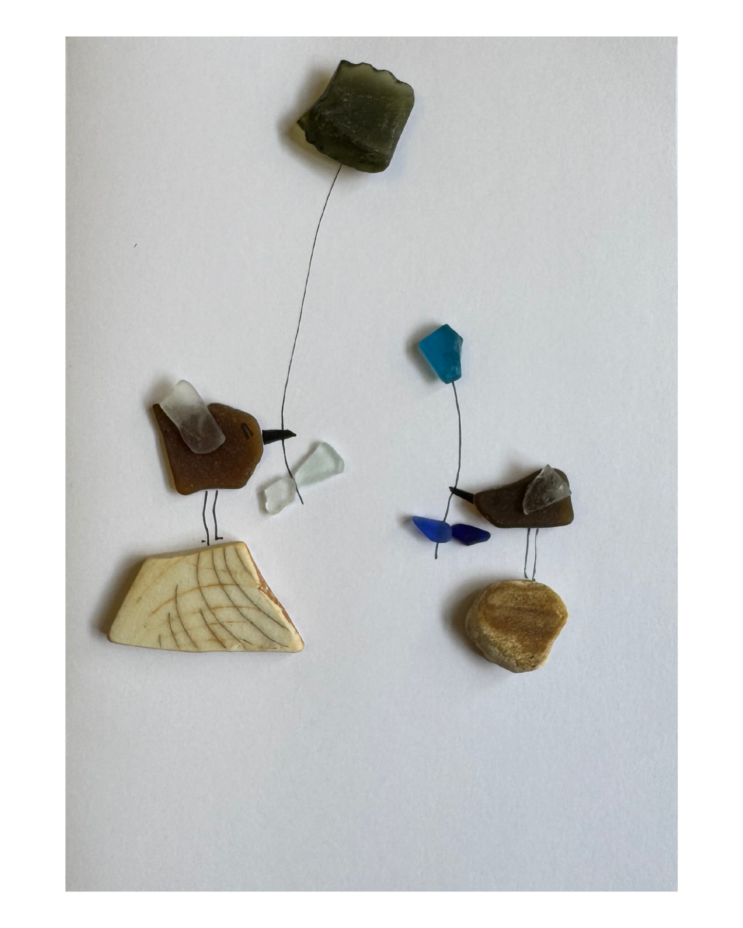 Handmade Sea Glass Cards