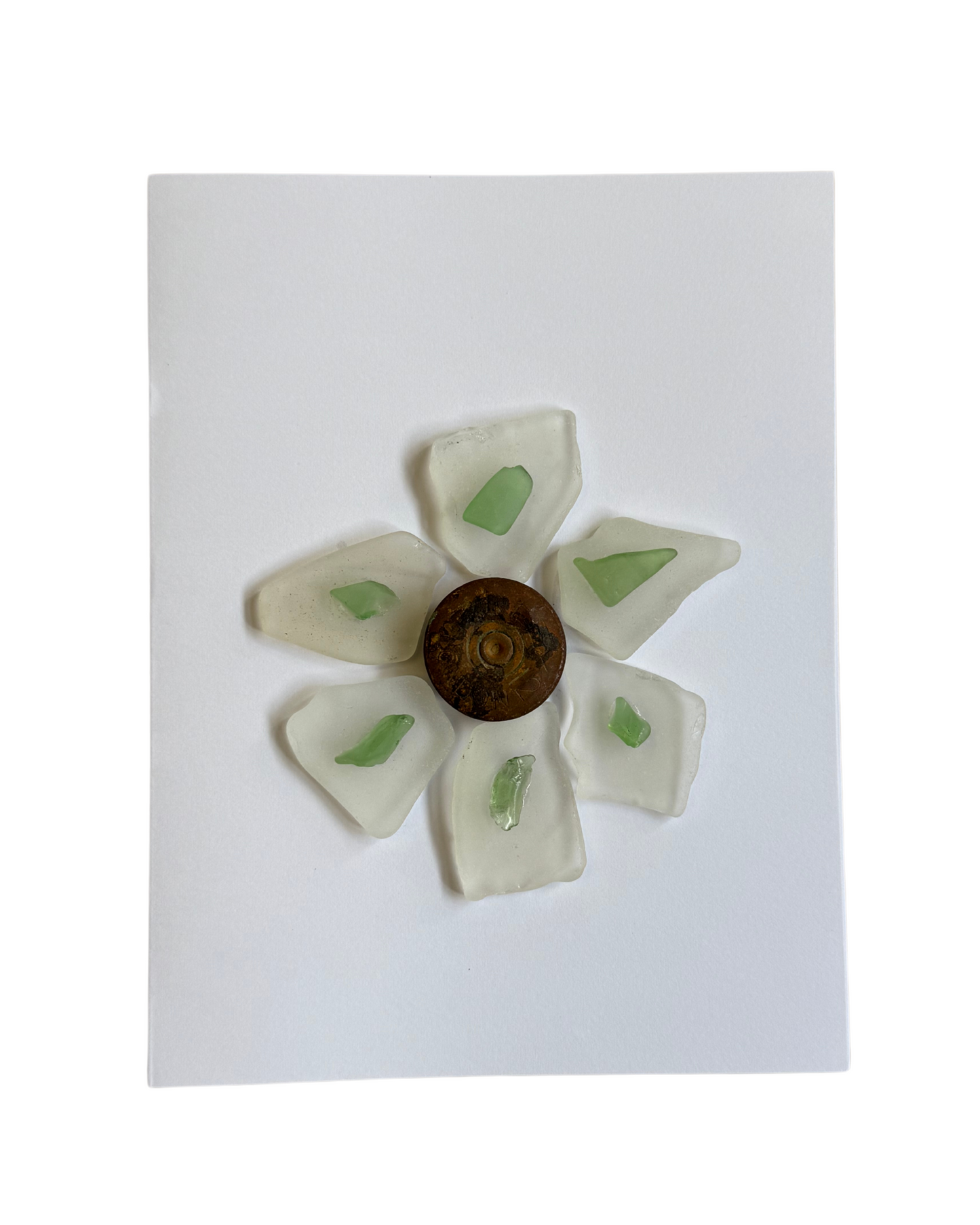 Handmade Upcycled Sea Glass Cards
