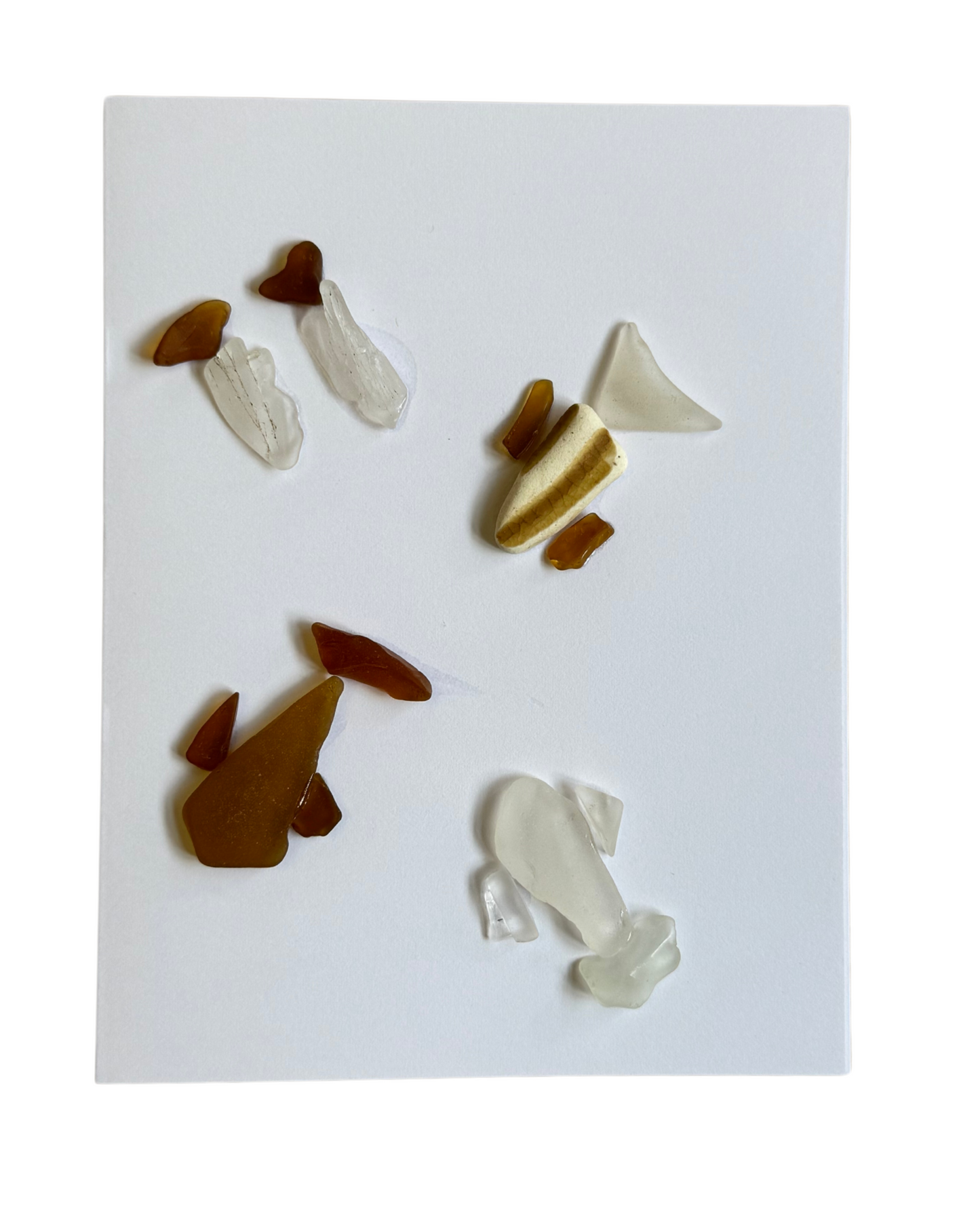 Handmade Upcycled Sea Glass Cards