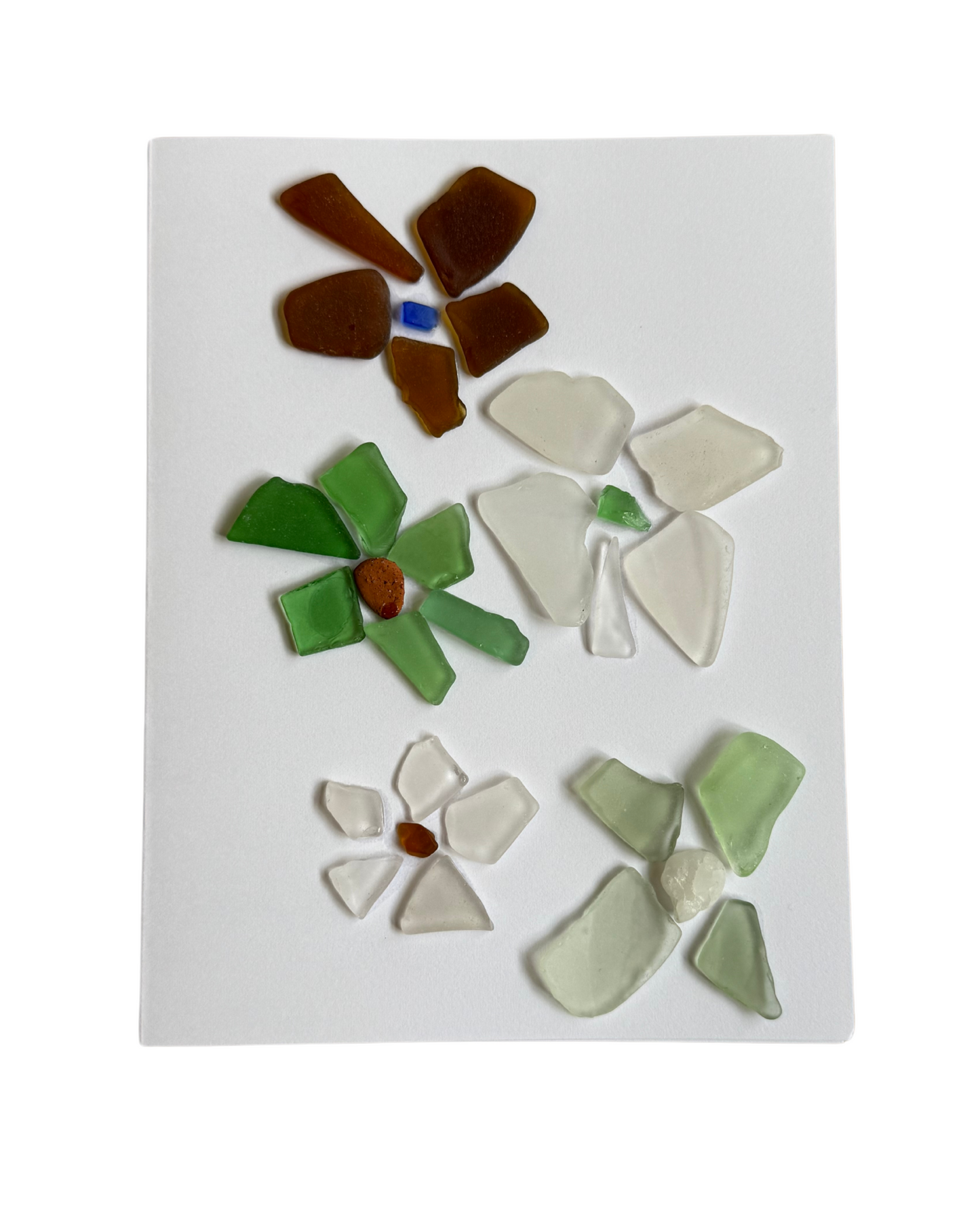 Handmade Upcycled Sea Glass Cards