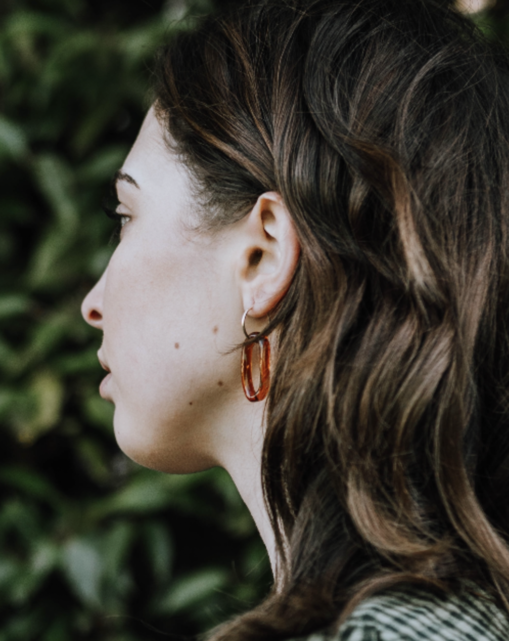 Amber hoops