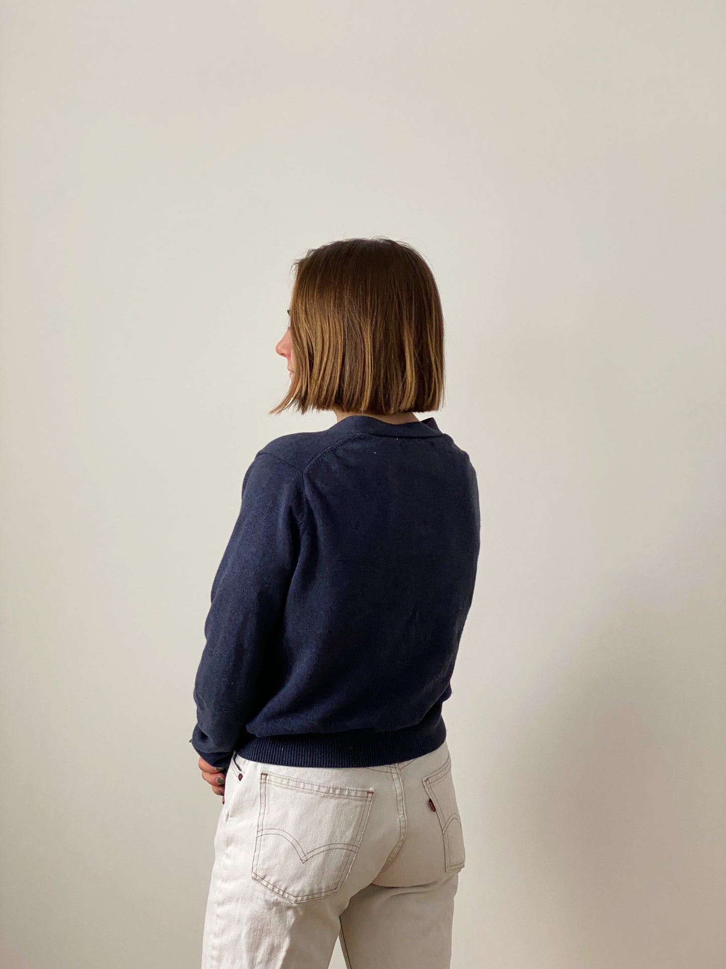 Cropped cardigan (m)