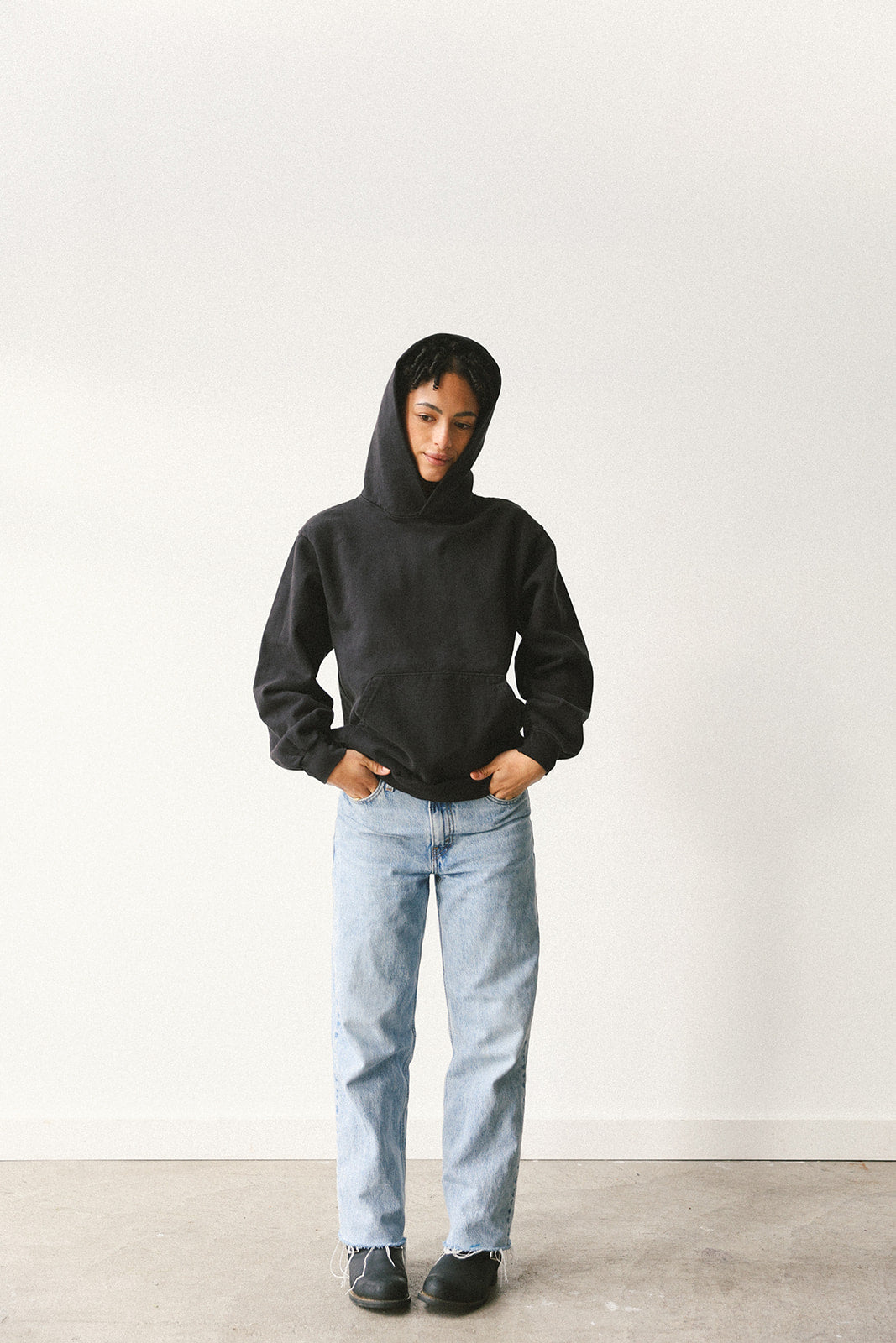 Upcycle brand hoodie (black)