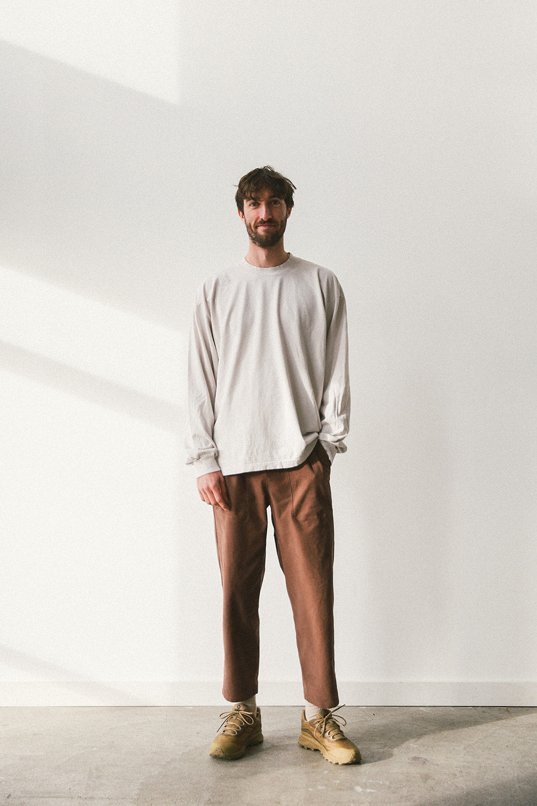 Upcycle brand long sleeve shirt (ash)