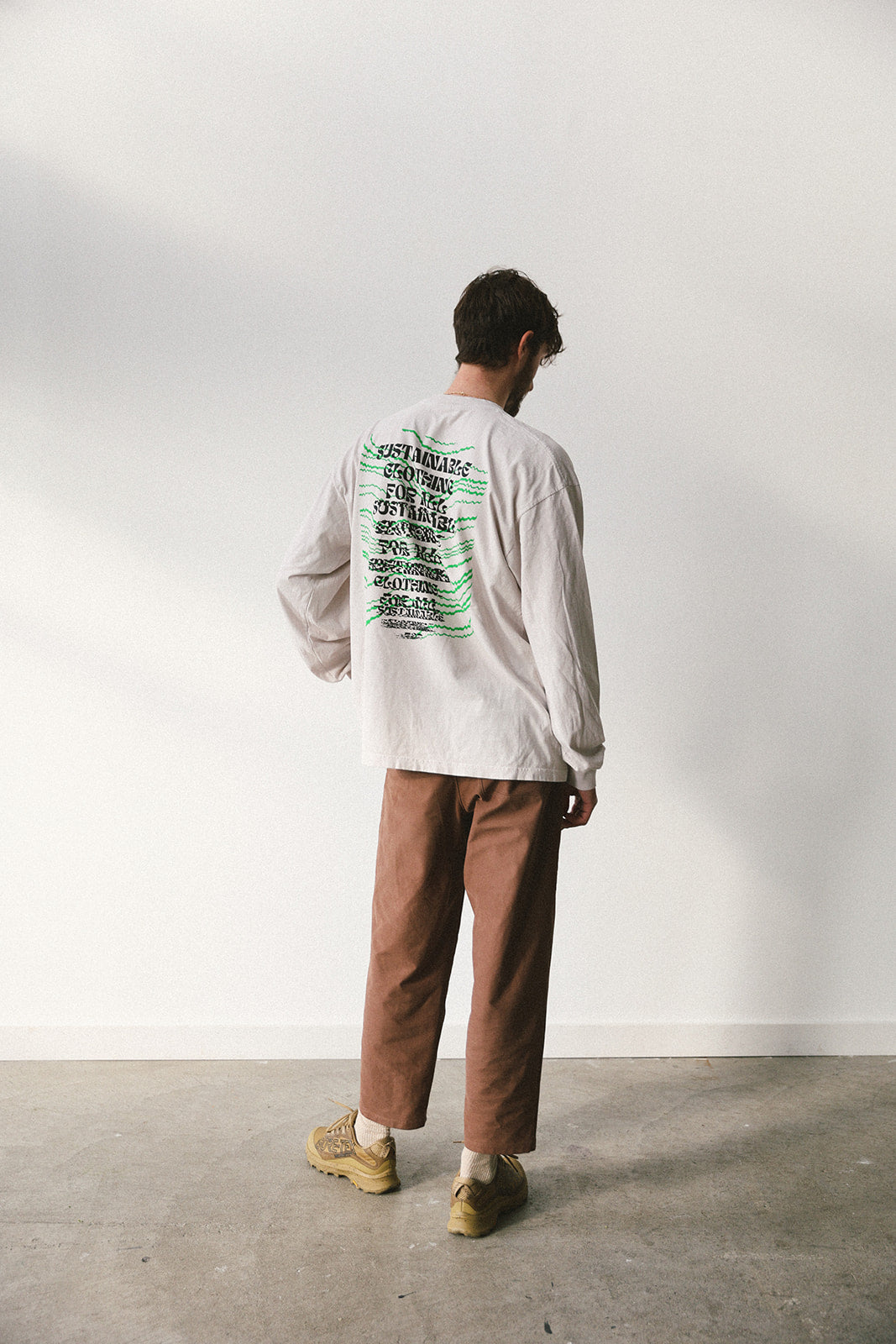 Upcycle brand long sleeve shirt (ash)