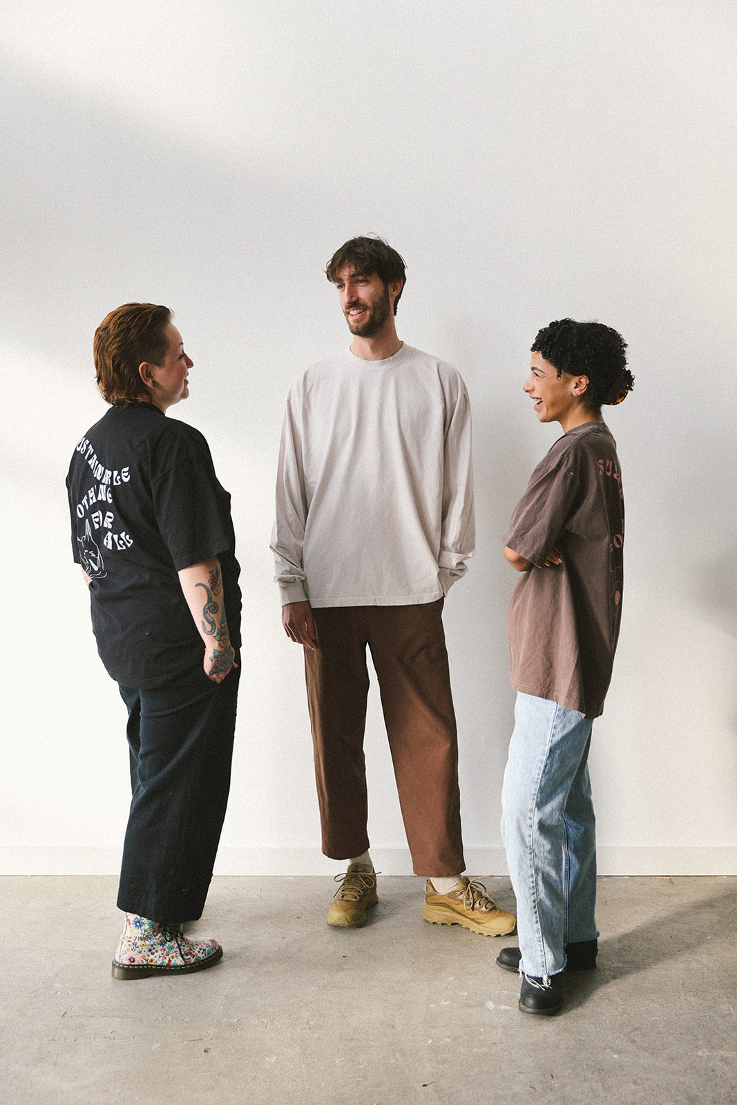 Upcycle brand long sleeve shirt (ash)