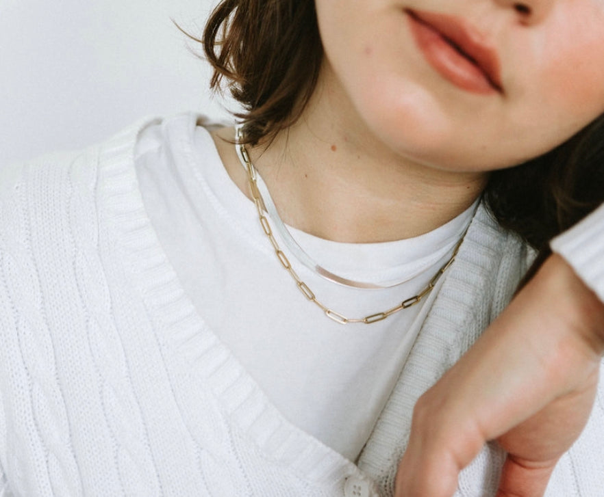 Paperclip Chain - Gold vermeil