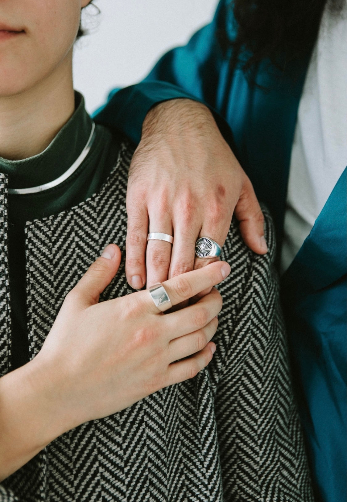 Thick Silver Stacking Ring
