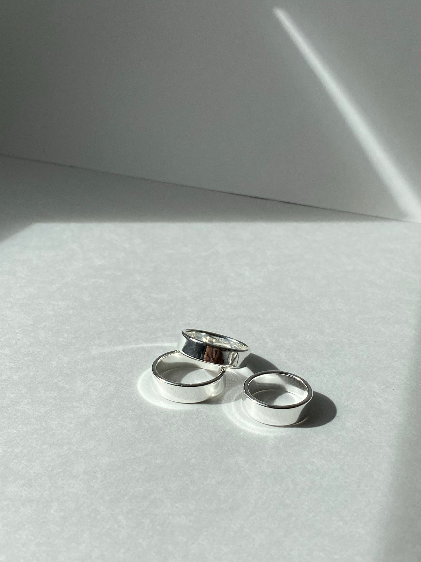 Thick Silver Stacking Ring