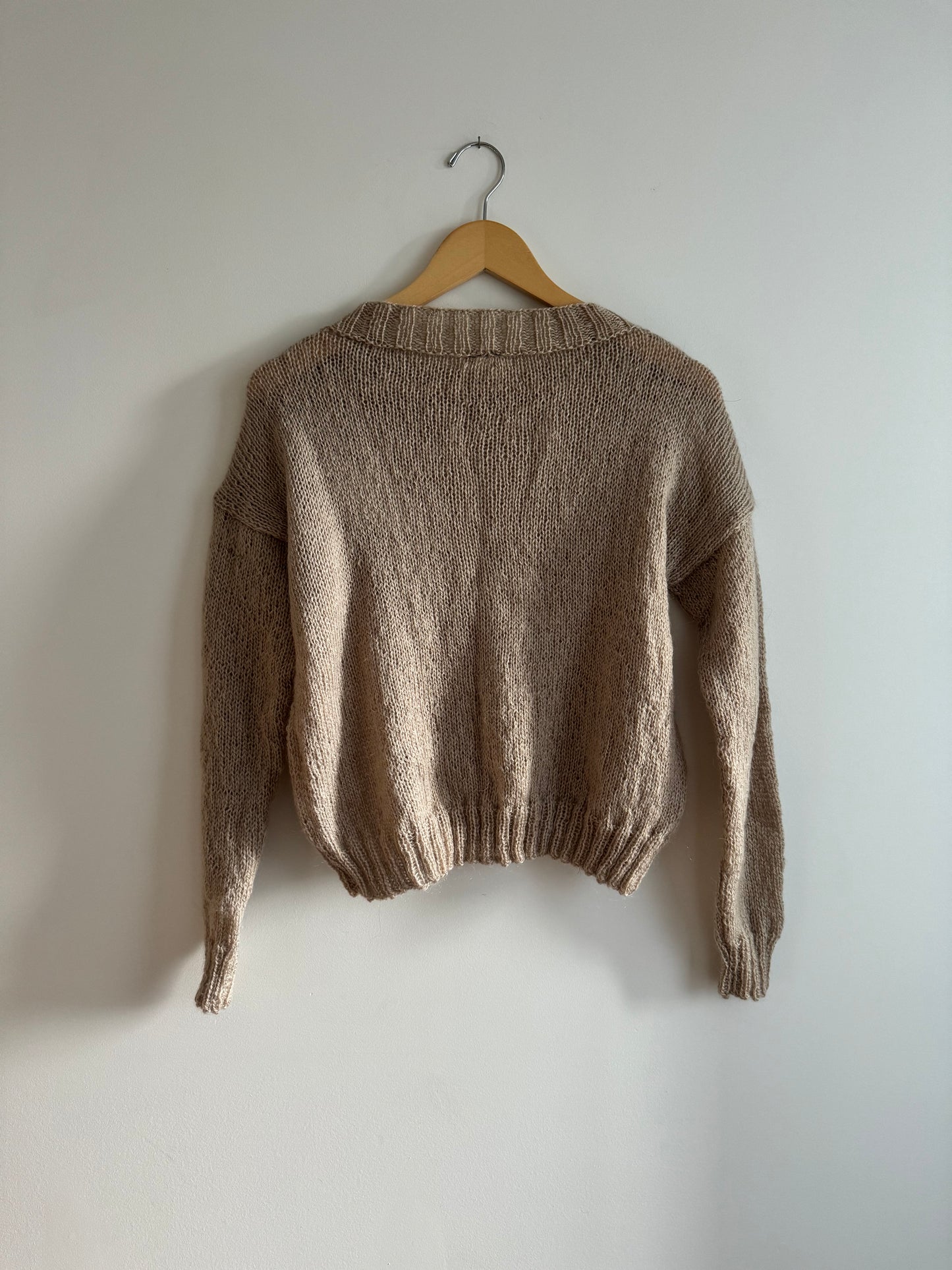 Mohair blend sweater by Upcycle