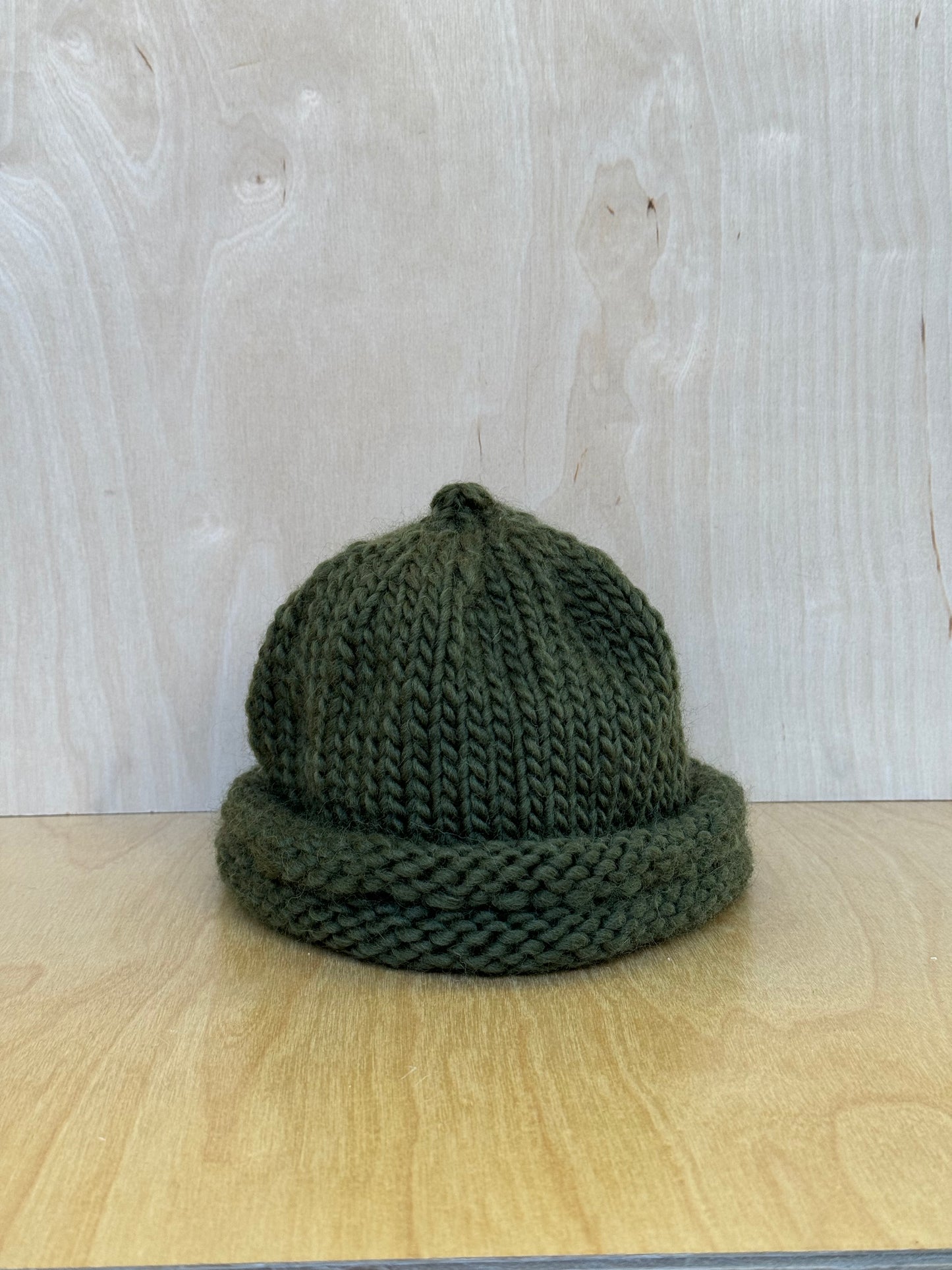 Rolled Hand knit Toque