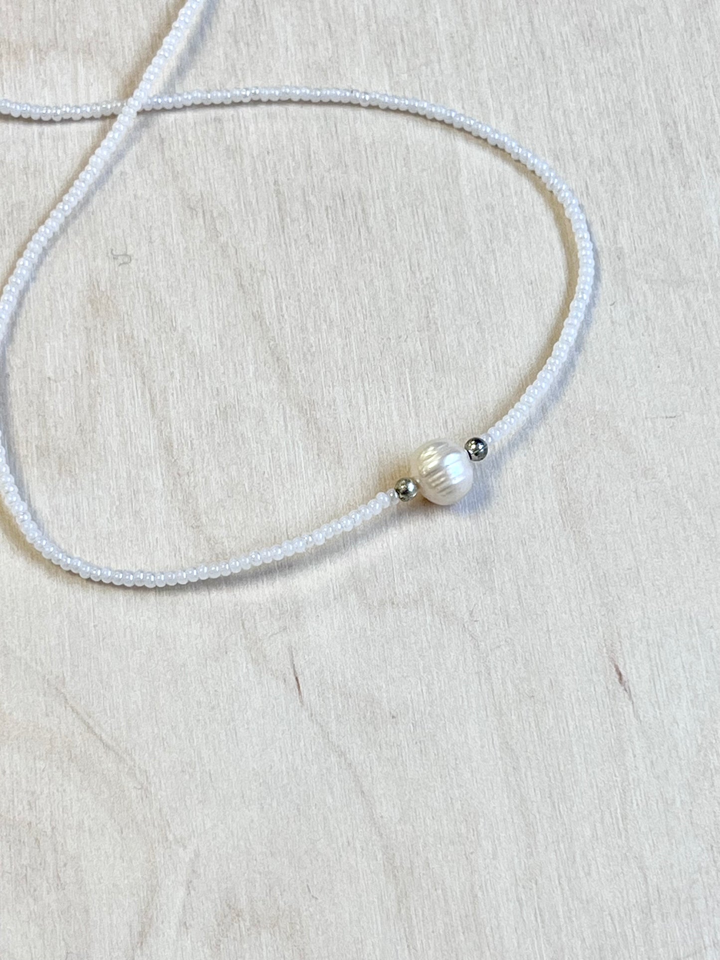 Beaded Saltwater Pearl Necklace