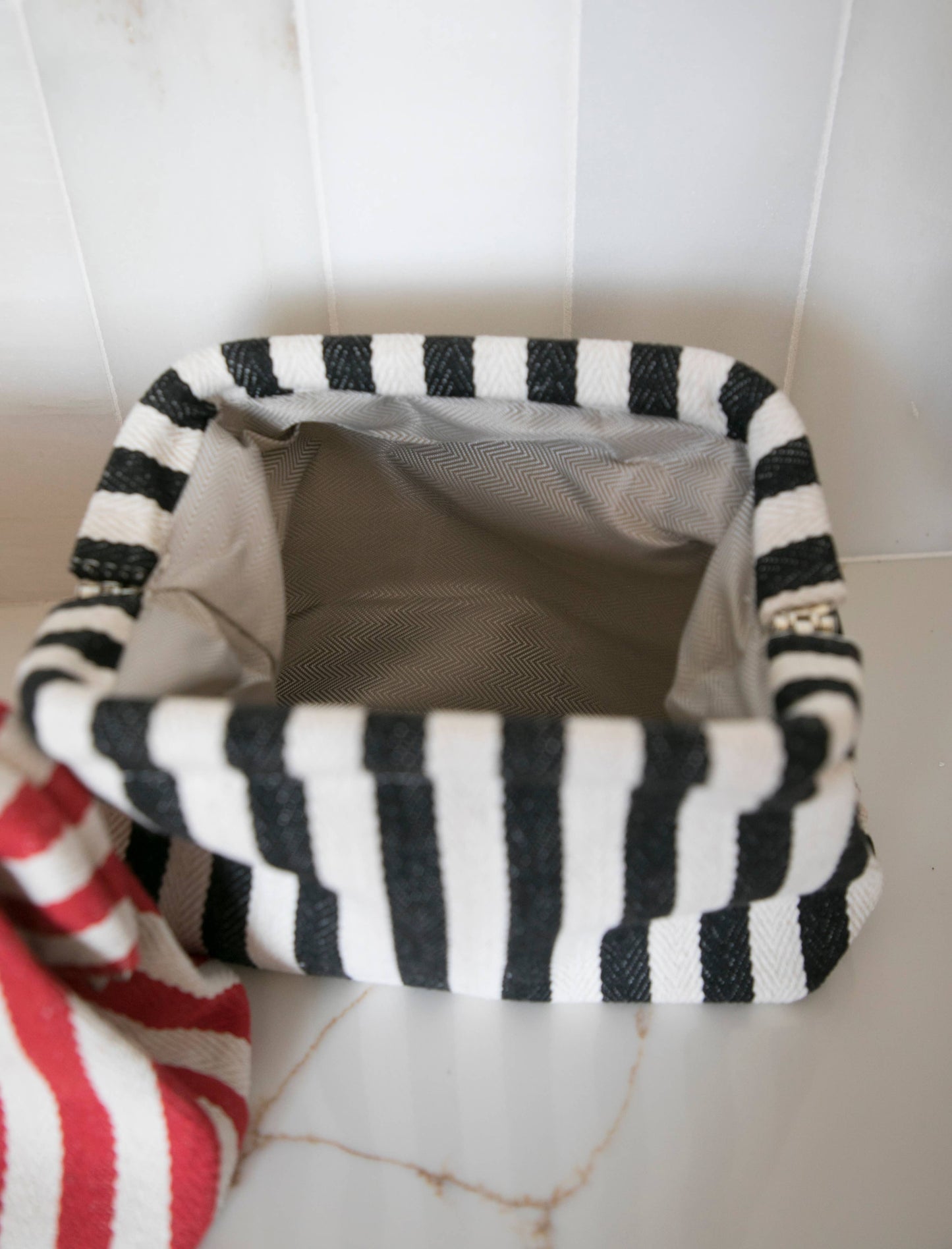 Cute Striped Pouch