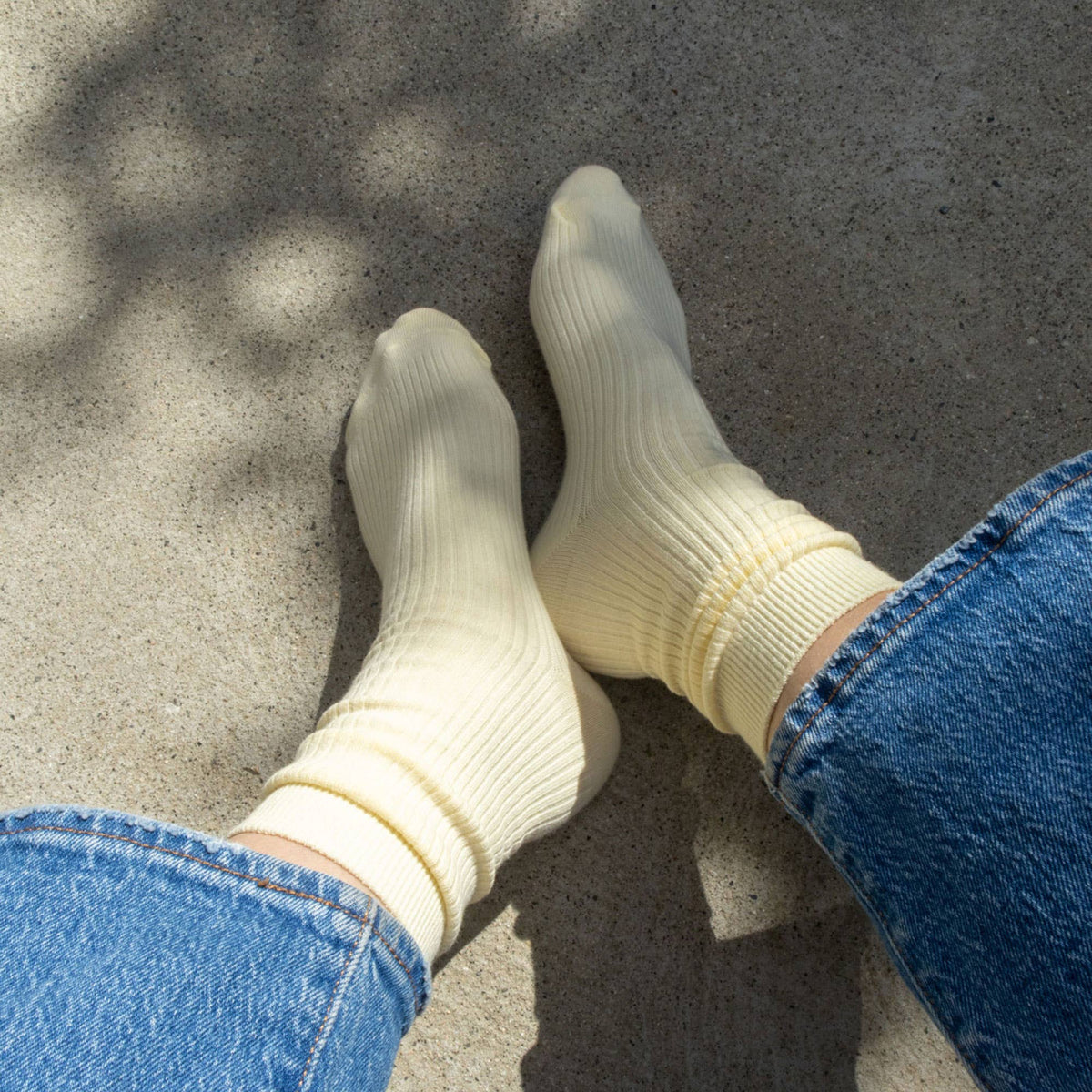 Everyday Cotton Crew Socks in Sorbet