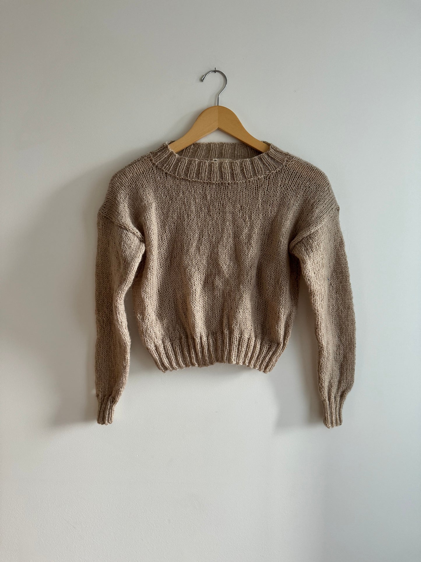 Mohair blend sweater by Upcycle