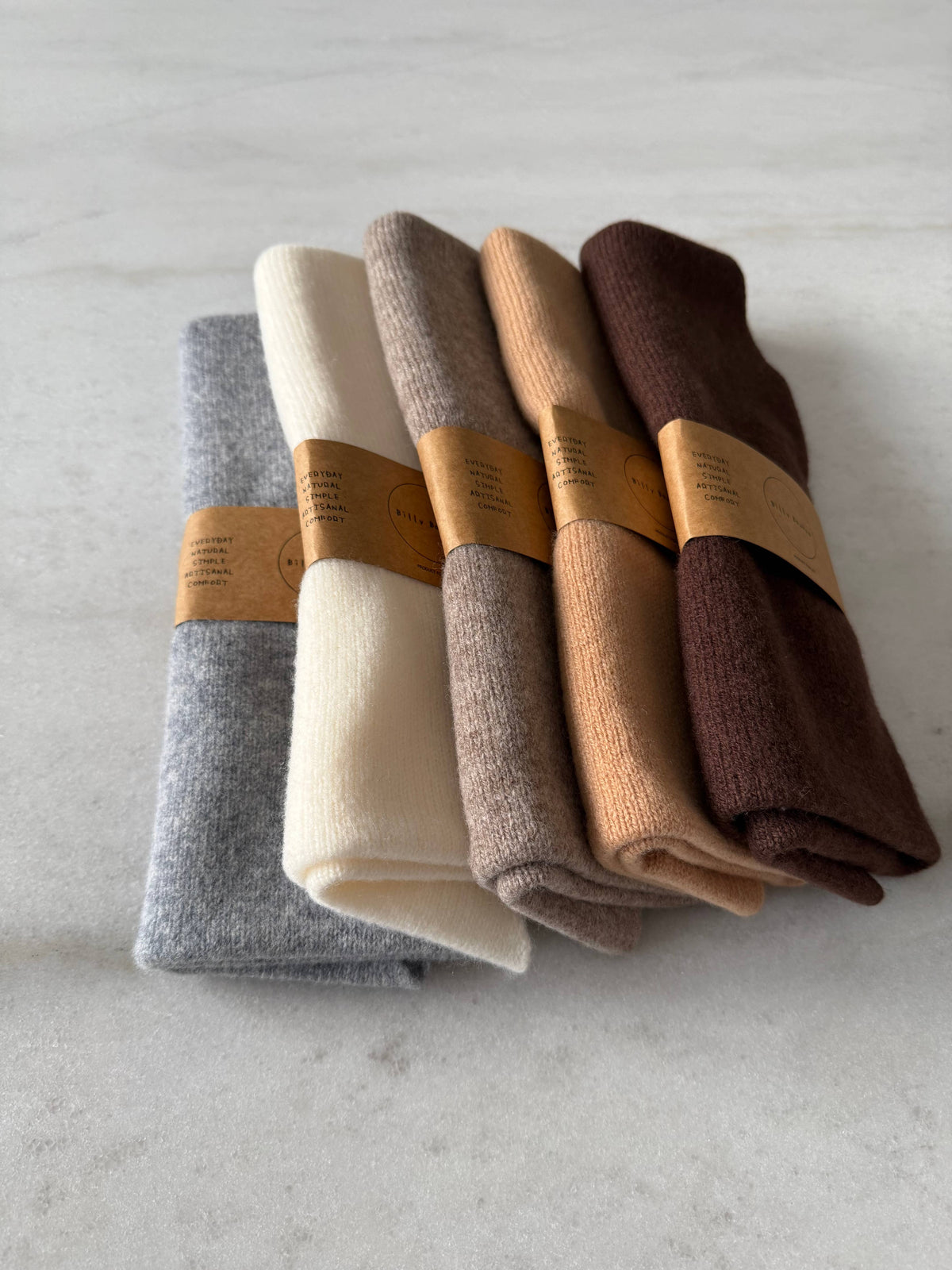 FUZZY WOOL CRAVAT SCARF - neutral