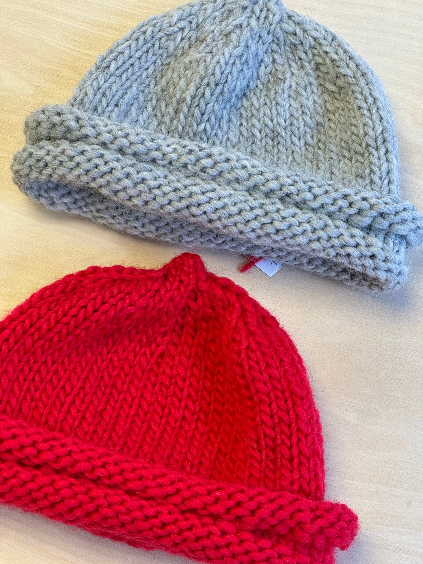 Rolled Hand knit Toque