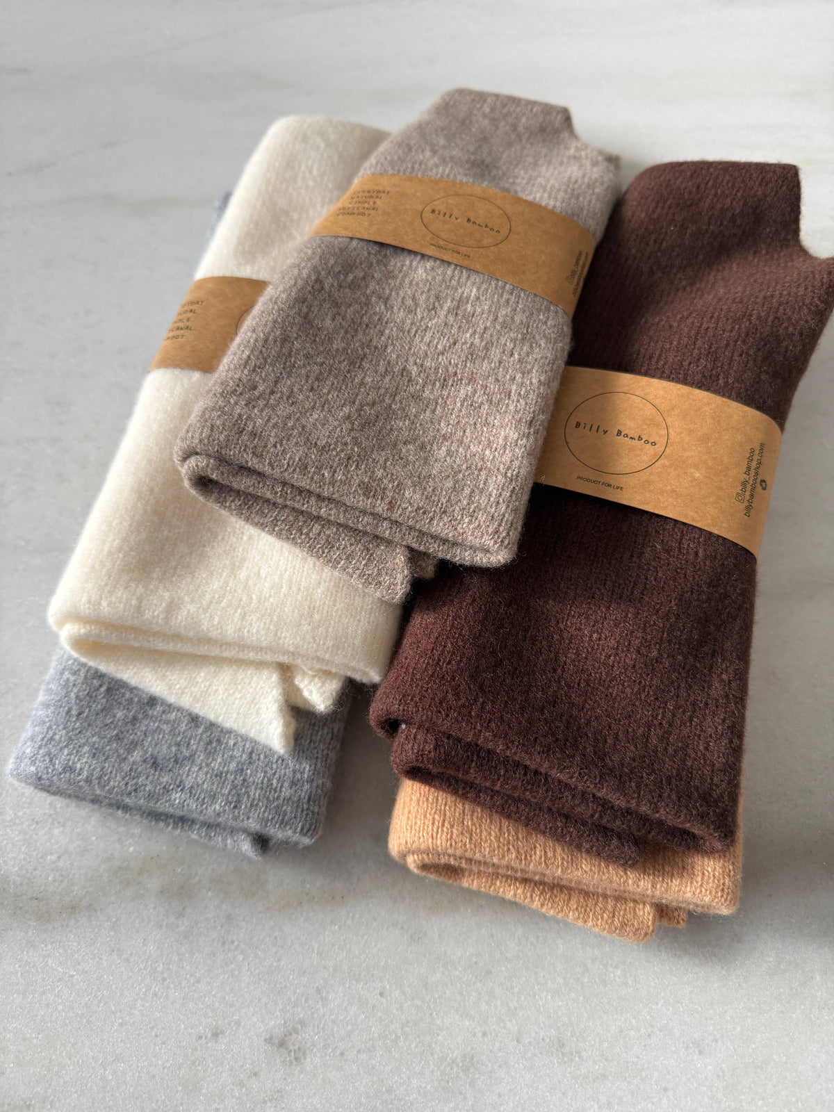 FUZZY WOOL CRAVAT SCARF - neutral