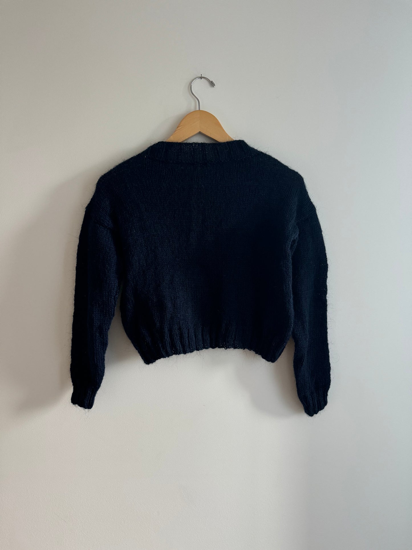 Mohair blend sweater by Upcycle