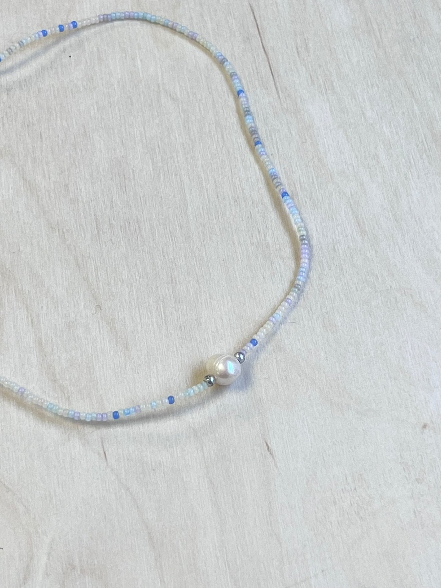 Beaded Saltwater Pearl Necklace