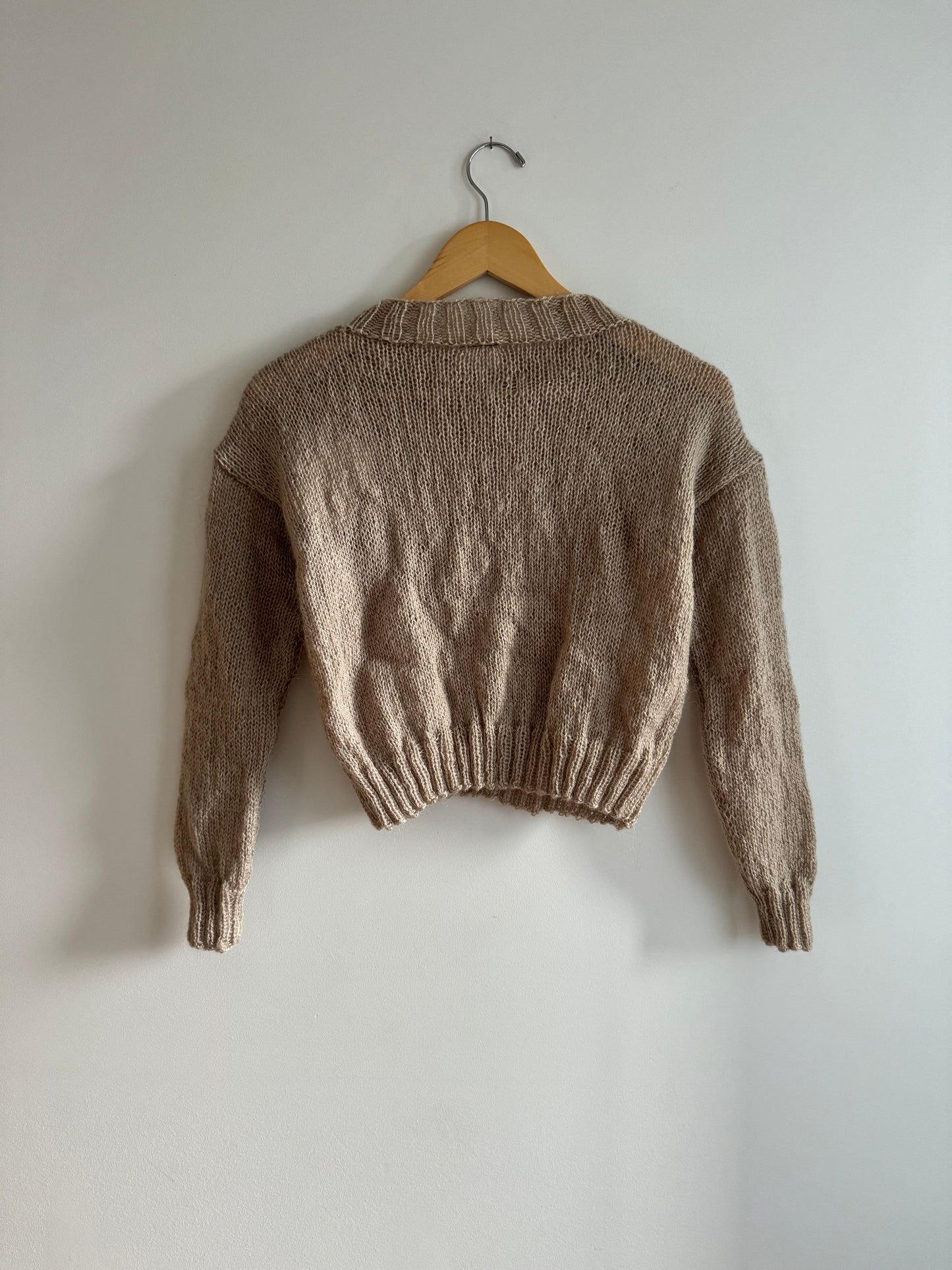 Mohair blend sweater by Upcycle