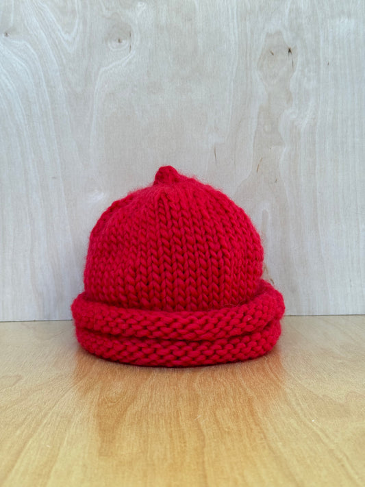 Rolled Hand knit Toque