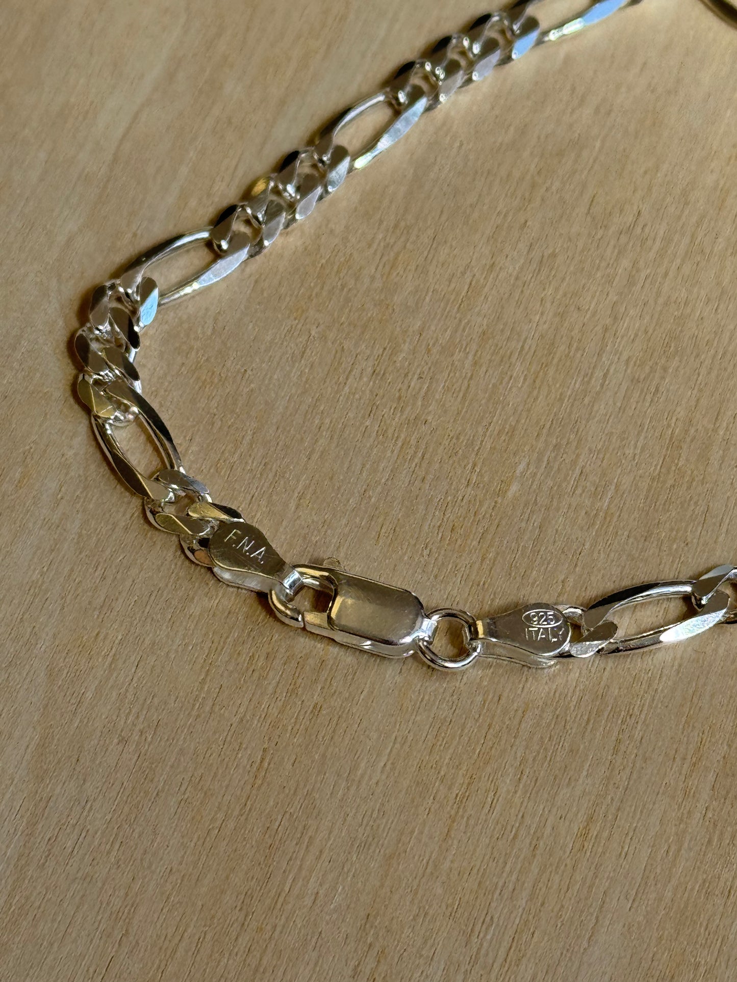 Sterling Silver Figaro Bracelet