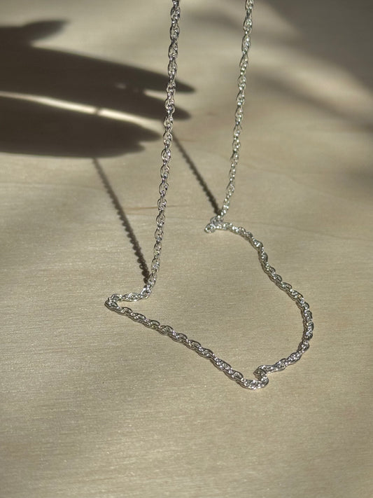 Sterling Silver Rope Chain