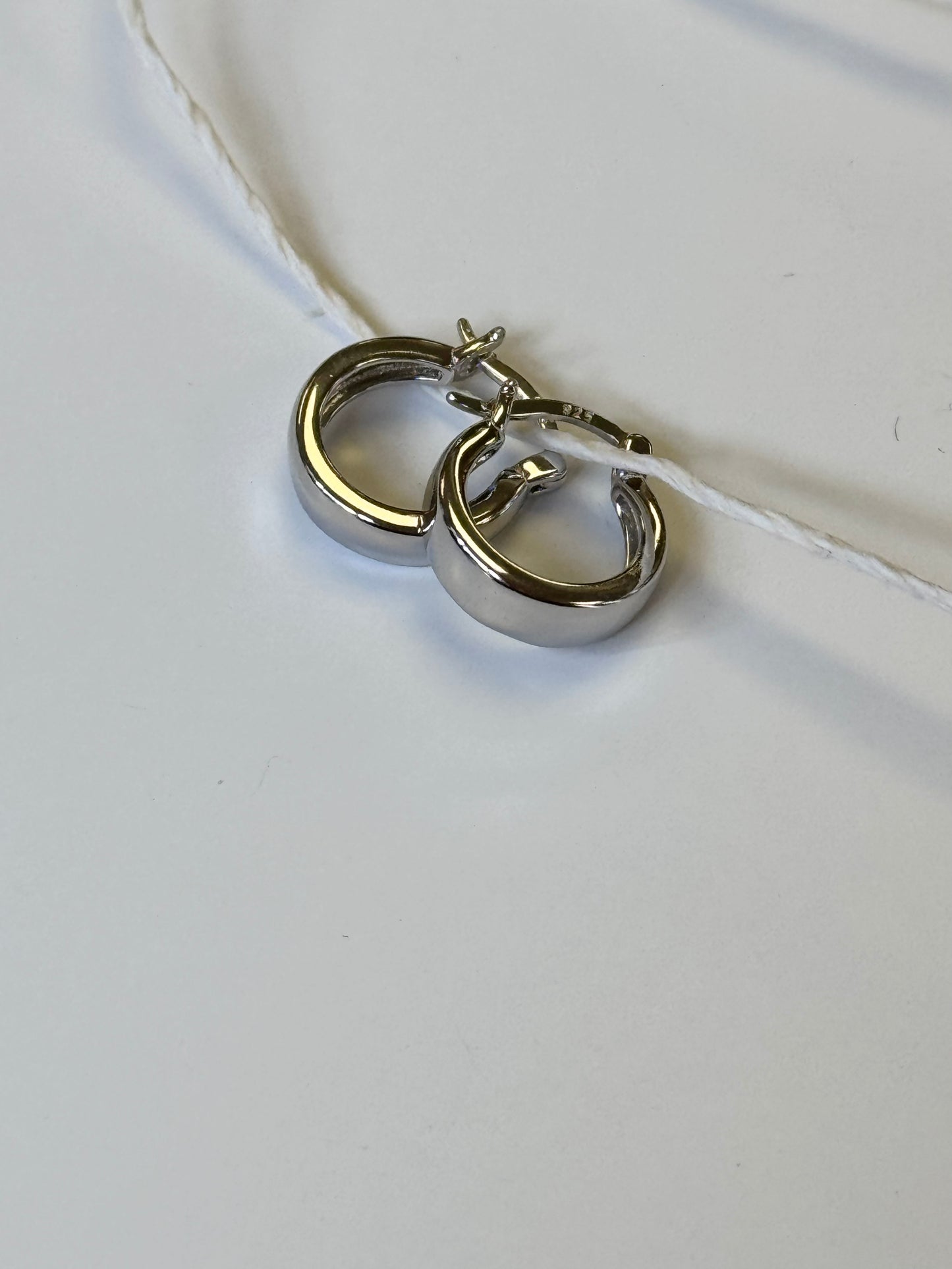 Small Sterling Silver Hoops