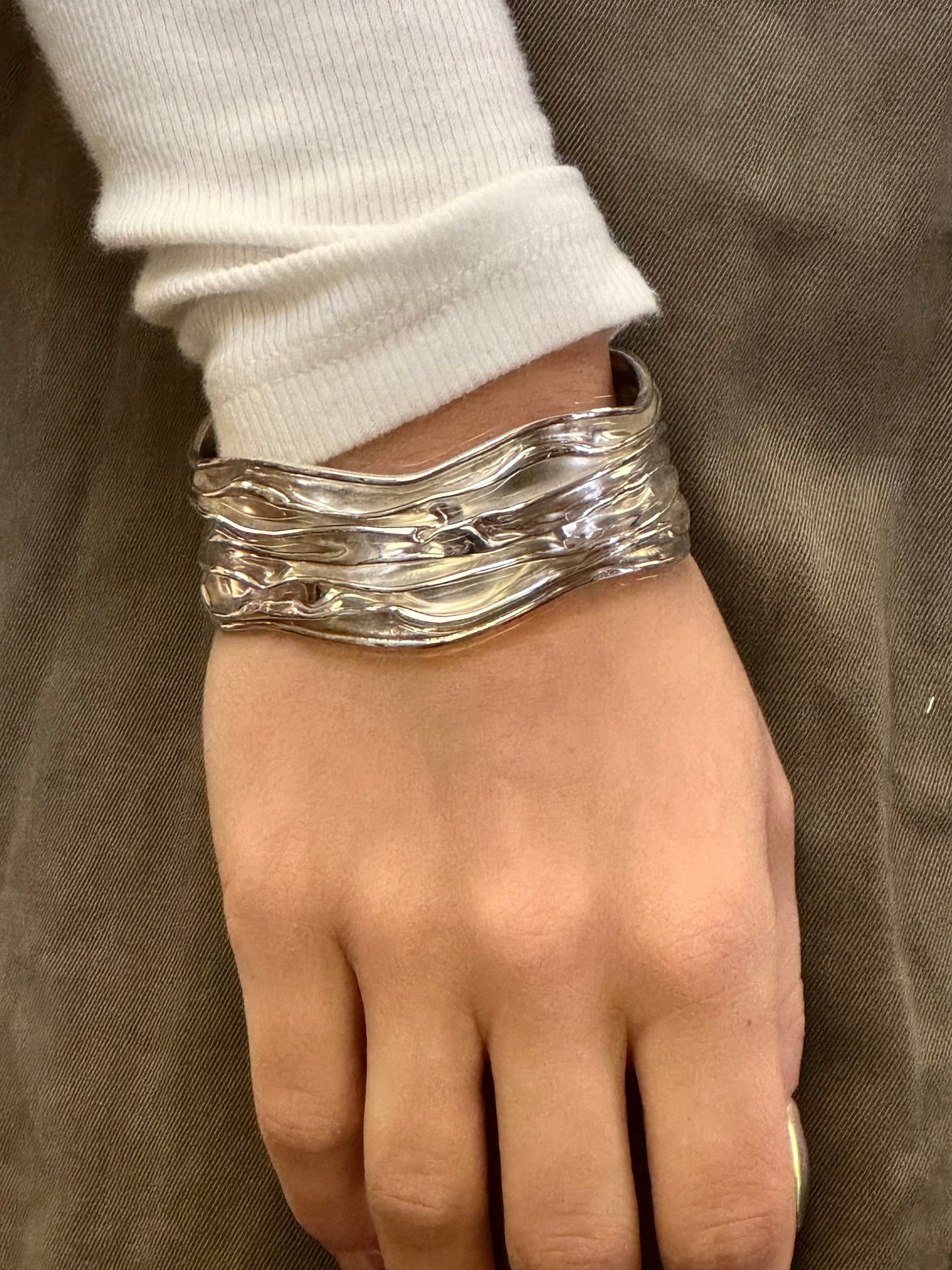 Wavey Cuff Bangle