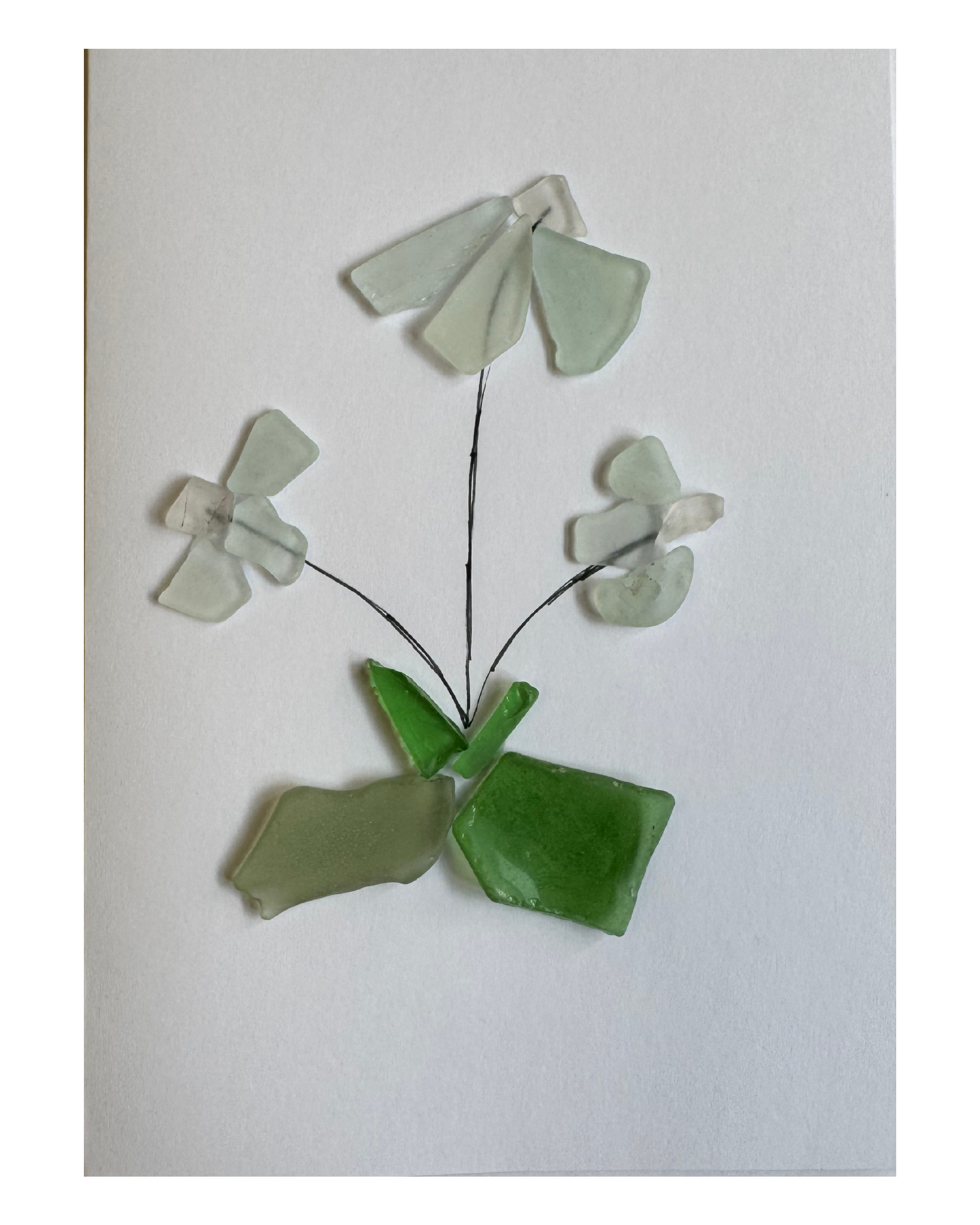 Handmade Sea Glass Cards