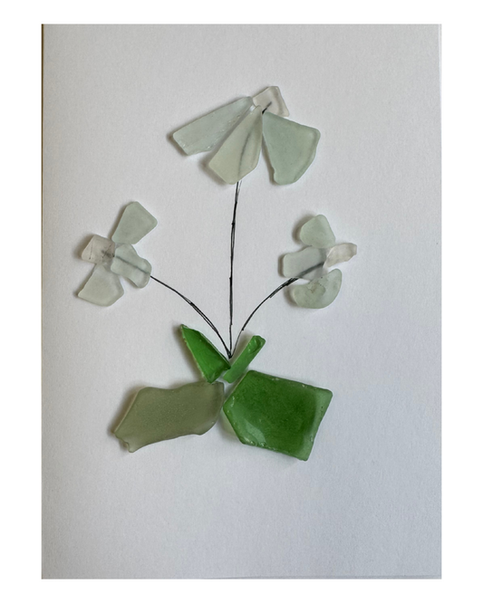 Handmade Sea Glass Cards