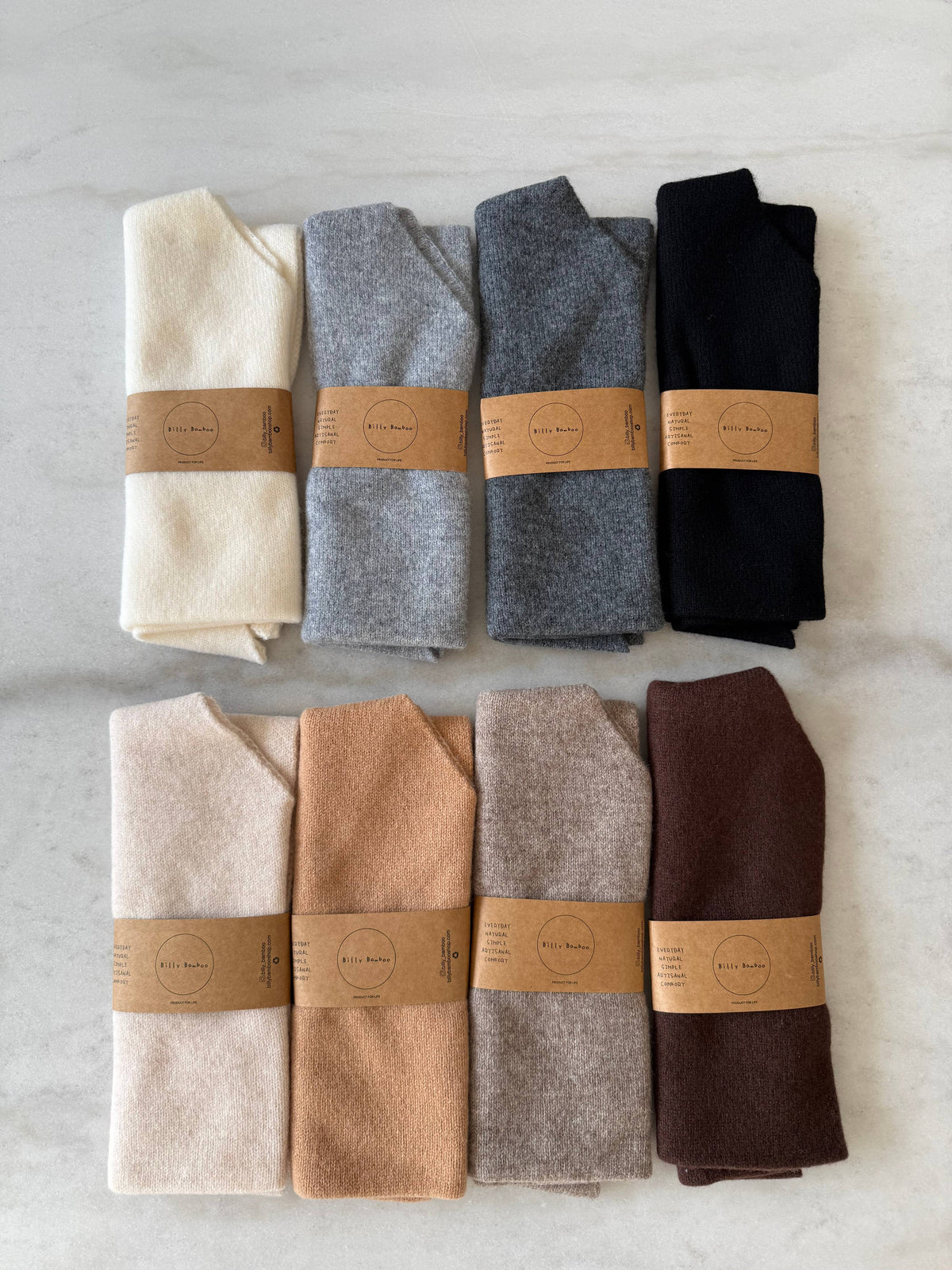 FUZZY WOOL CRAVAT SCARF - neutral