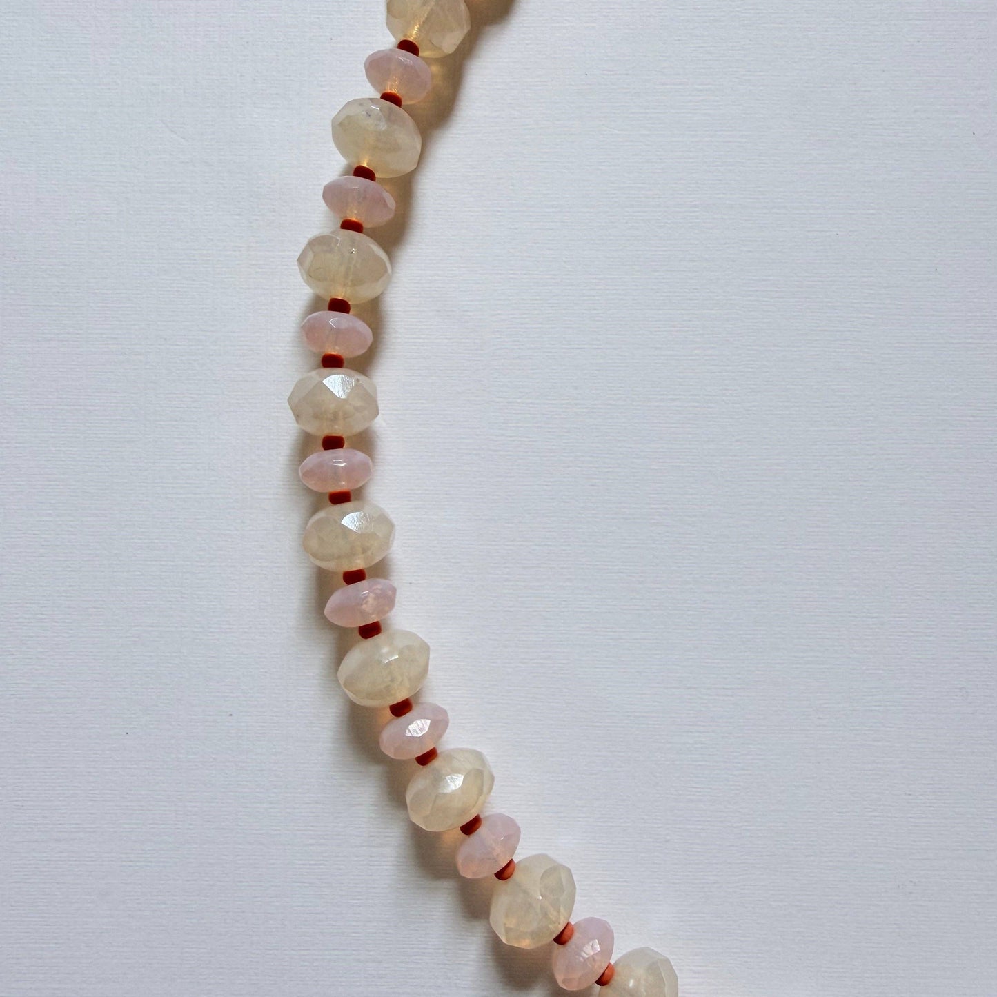 Apricot — Opalite & Pearl Necklace