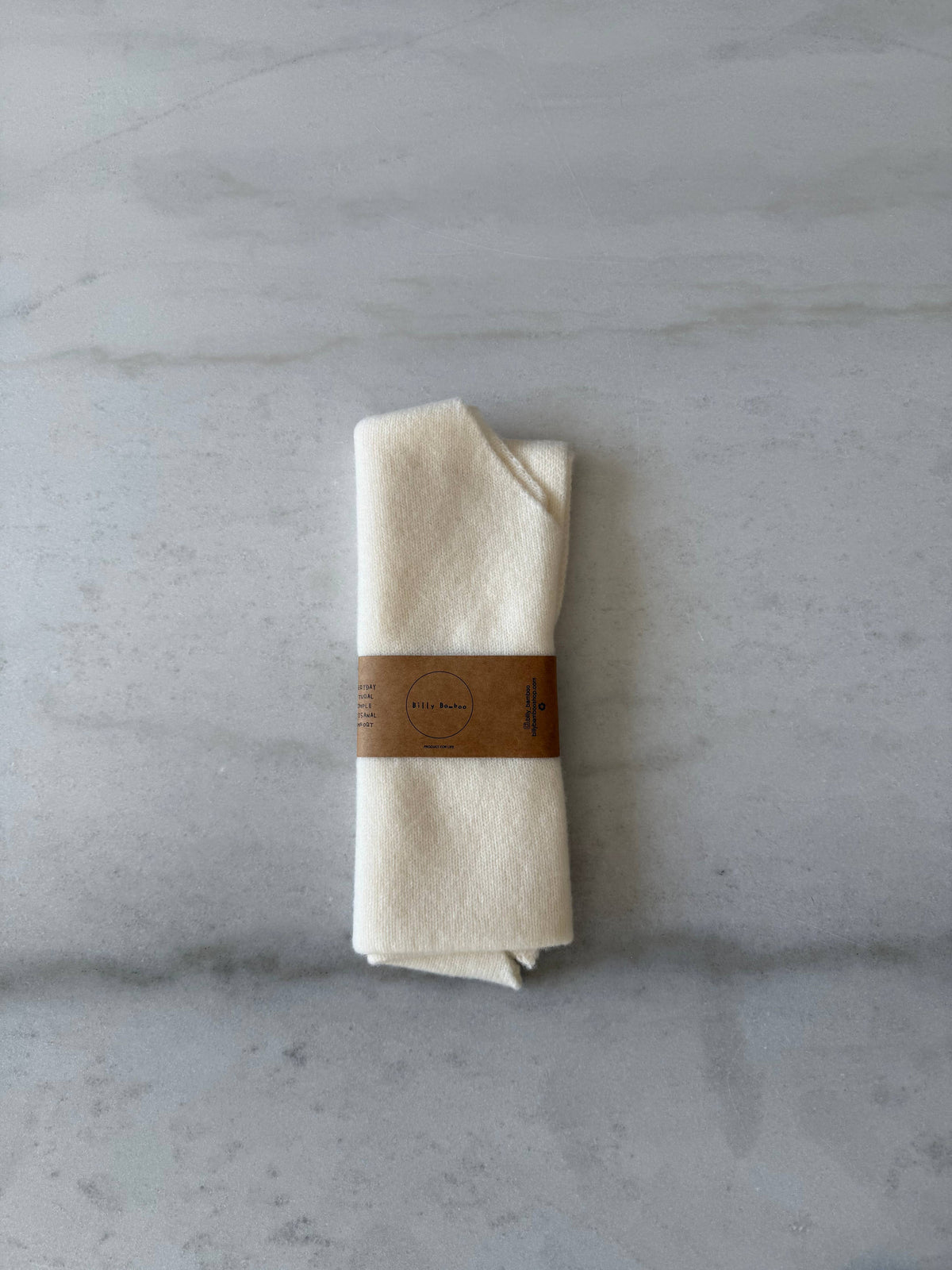 FUZZY WOOL CRAVAT SCARF - neutral