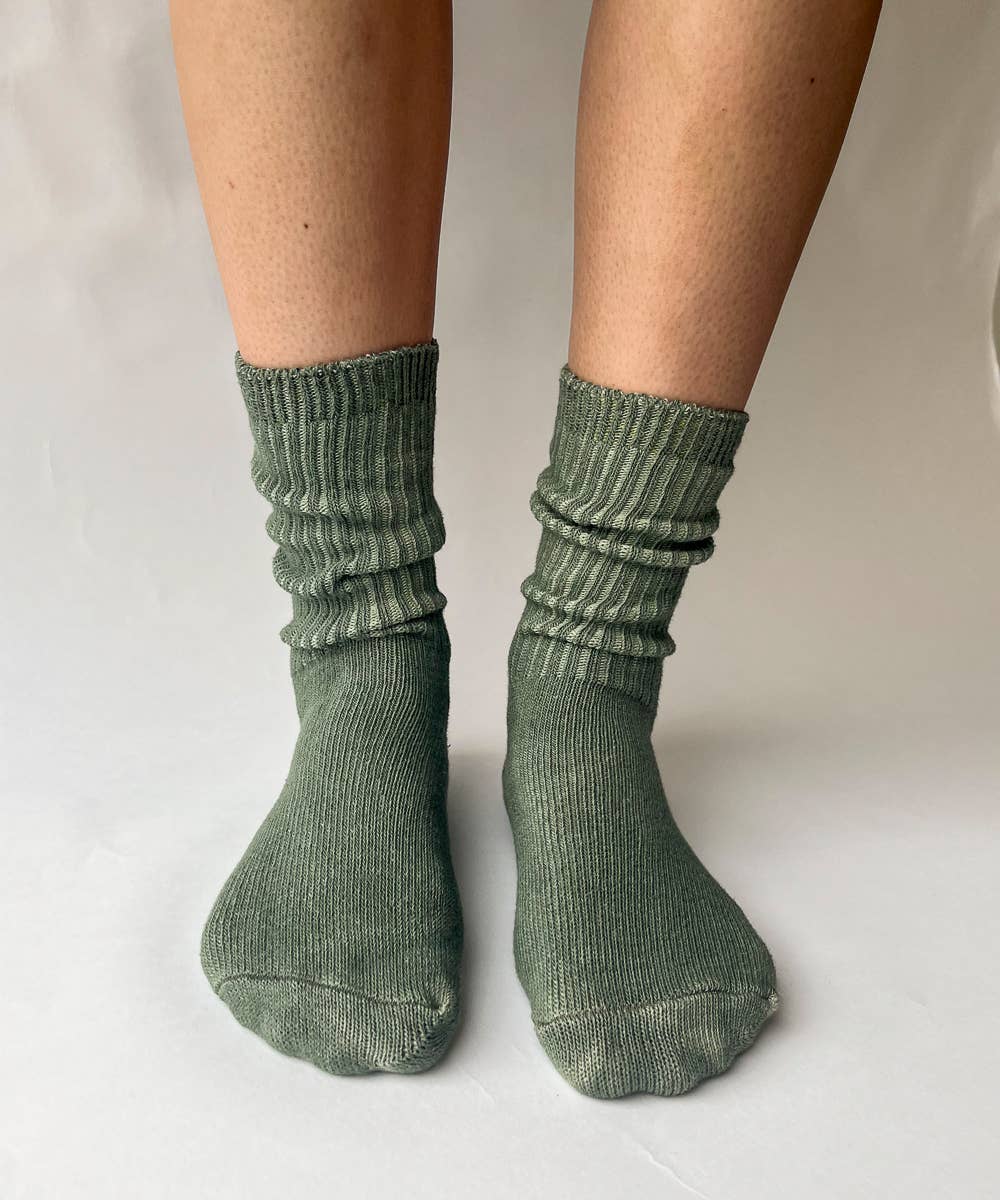 Dyed Cotton Socks