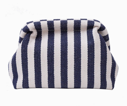 Cute Striped Pouch